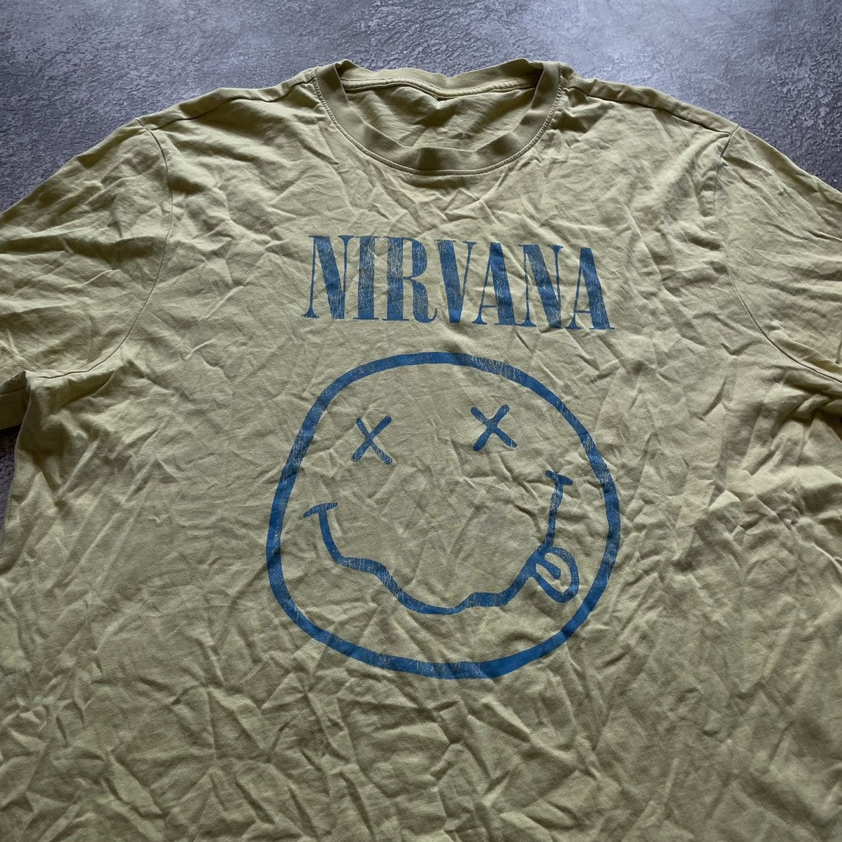 Band Tees Vintage Y2K NIRVANA Skeleton Face DEAD Skulls Horror Tee Size US M / EU 48-50 / 2 - 5 Thumbnail
