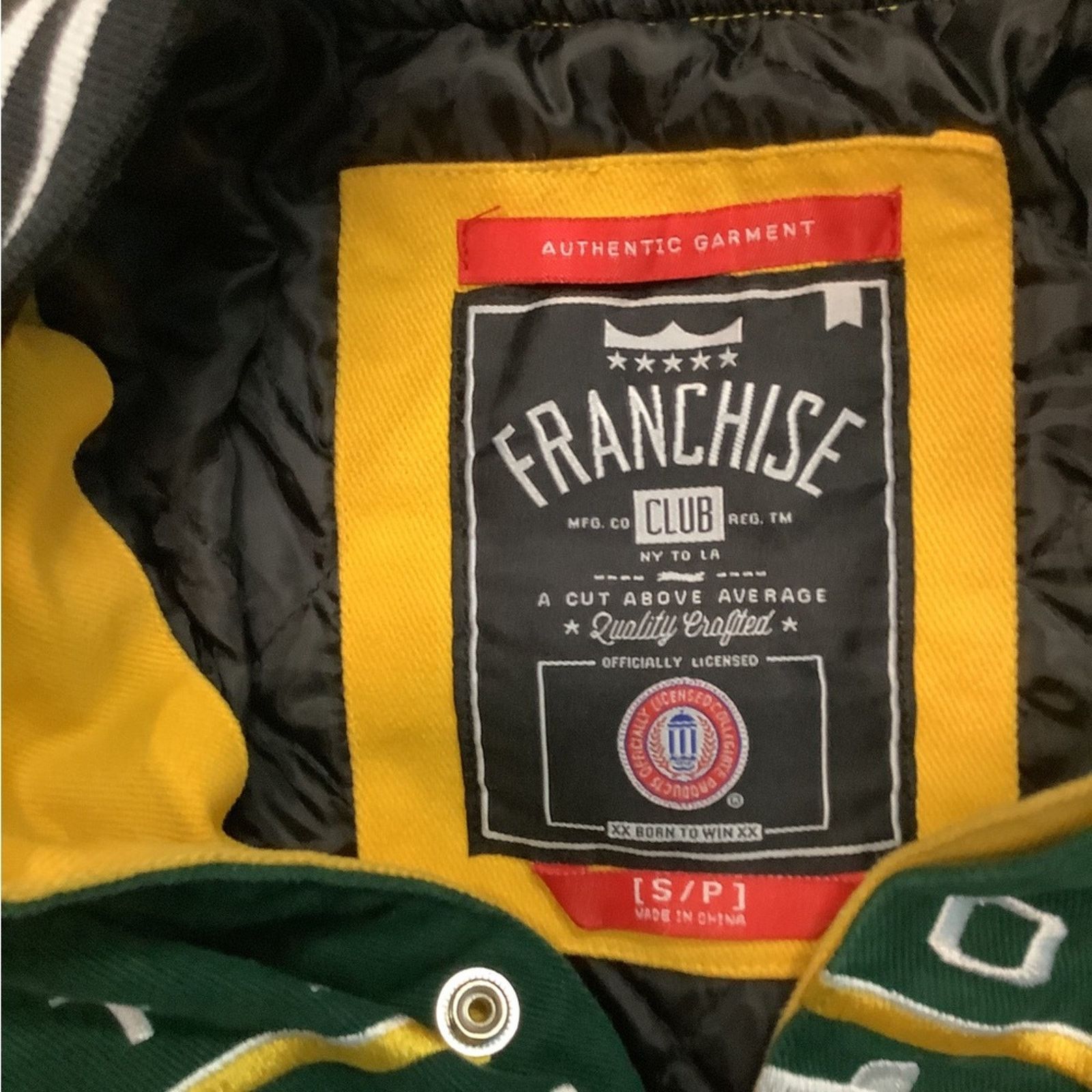Ebbets Field Flannels NDSU Bison #17 Division champion Bomber Jacket Size US S / EU 44-46 / 1 - 10 Thumbnail