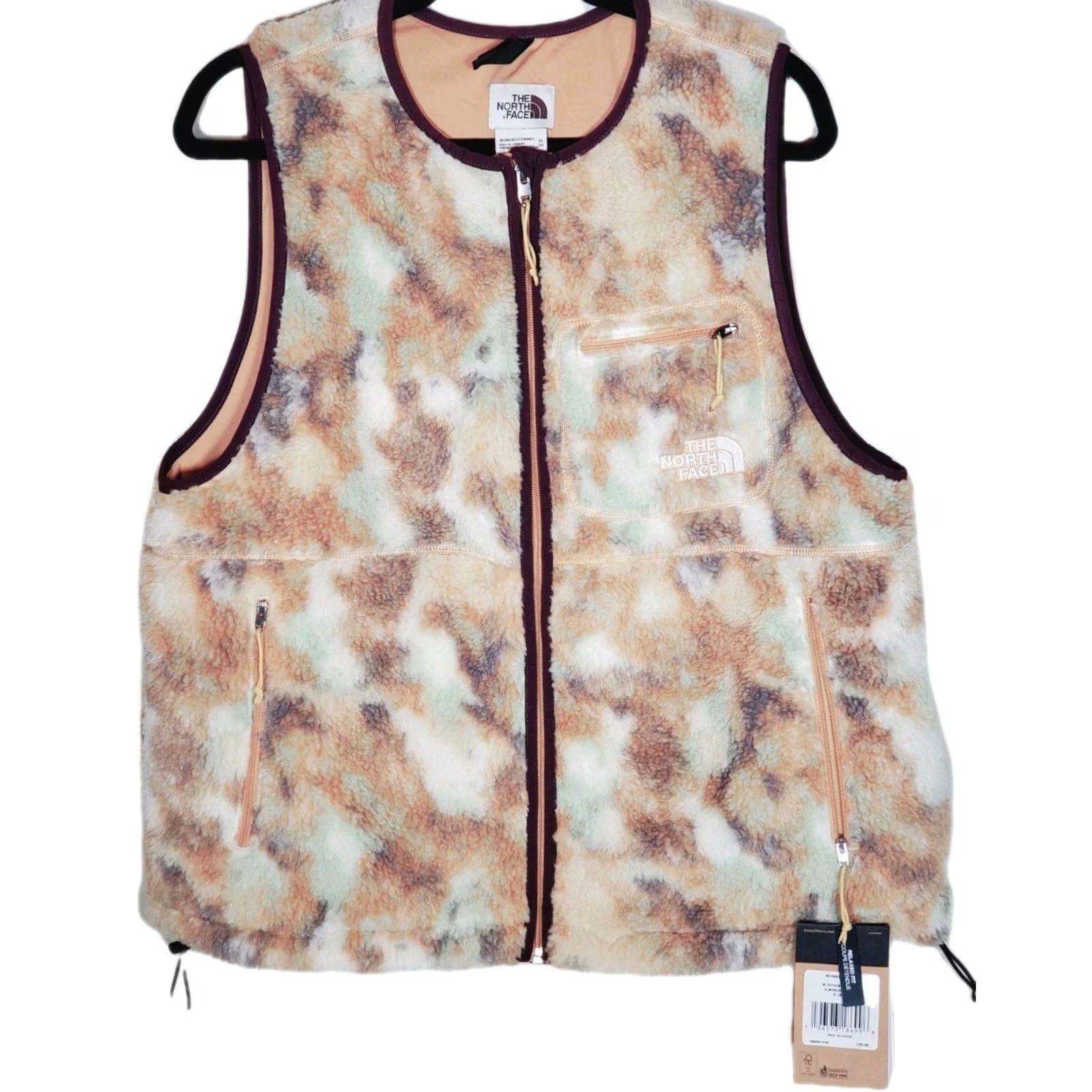 The North Face The North Face Extreme Pile Vest Women XL Multicolor Zip Pockets Fleece Lightweight NWT Size XL / US 12-14 / IT 48-50 - 4 Thumbnail