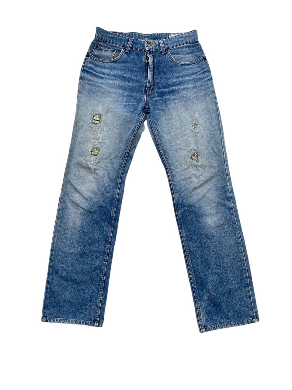 Wrangler Destroyed Wrangler USA Distress Patchwork Jeans Denim Size US 31 - 1 Thumbnail