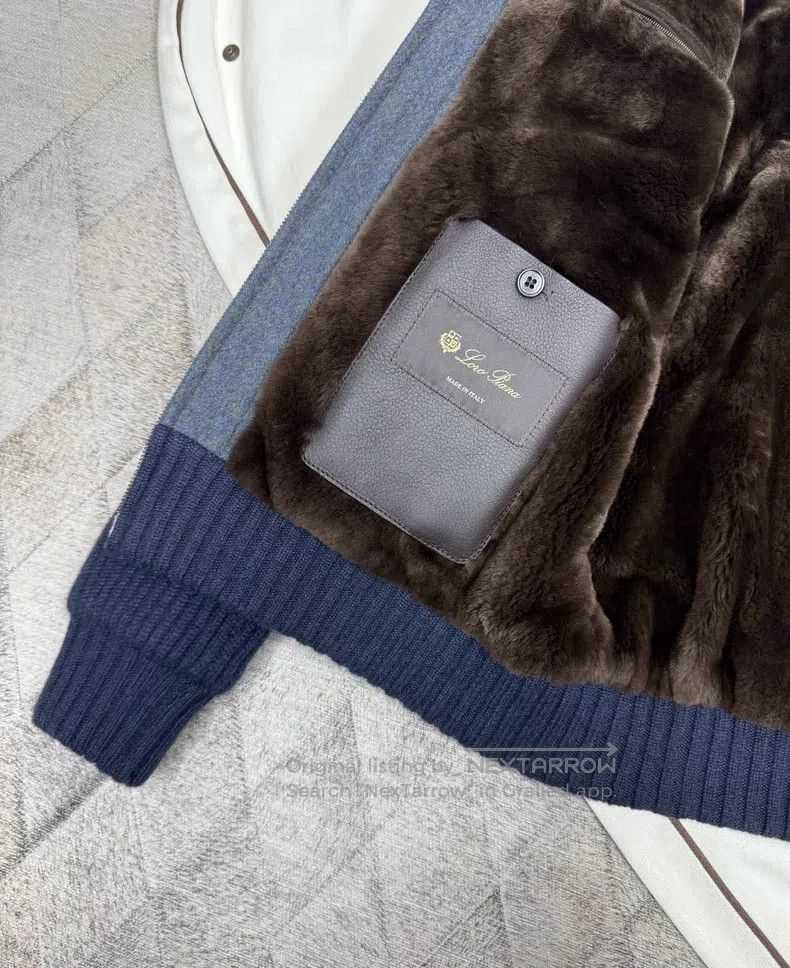 Loro Piana Loro Piana Lamb Fur Patchwork Bomber Hooded Jacket with He Size US L / EU 52-54 / 3 - 5 Thumbnail