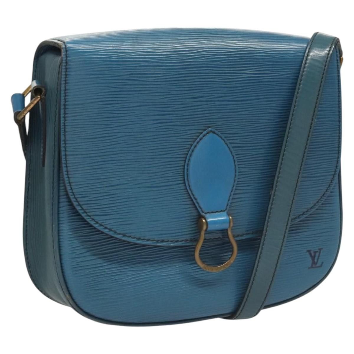 Louis Vuitton LOUIS VUITTON Epi Saint Cloud GM Shoulder Bag Toledo Blue Size ONE SIZE - 1 Thumbnail