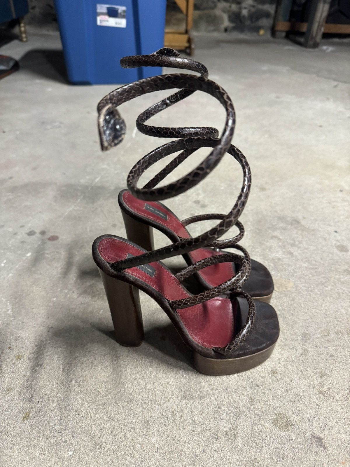 Marc Jacobs marc jacobs serpant snake heels RARE Size 36 Made In Italy Size US 6 / IT 36 - 1 Thumbnail