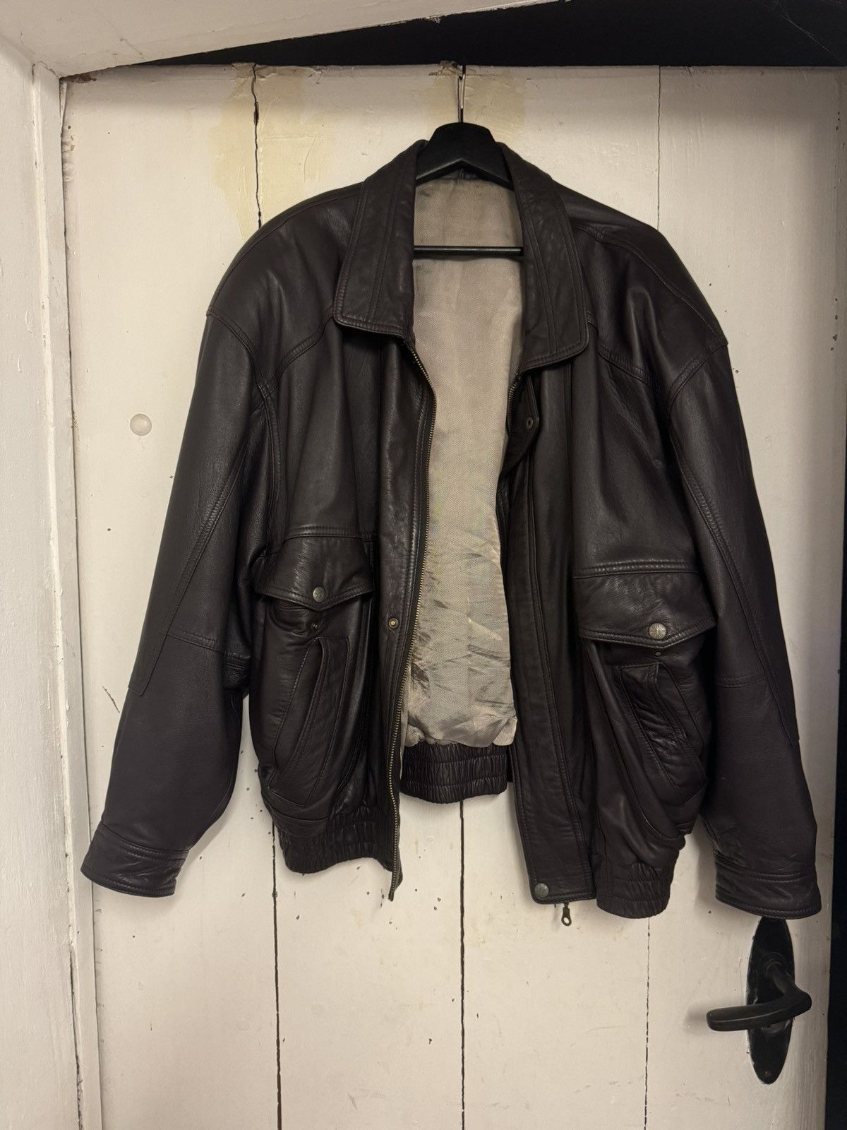 Other Vintage Leather Jacket 🍆 Size US L / EU 52-54 / 3 - 1 Thumbnail