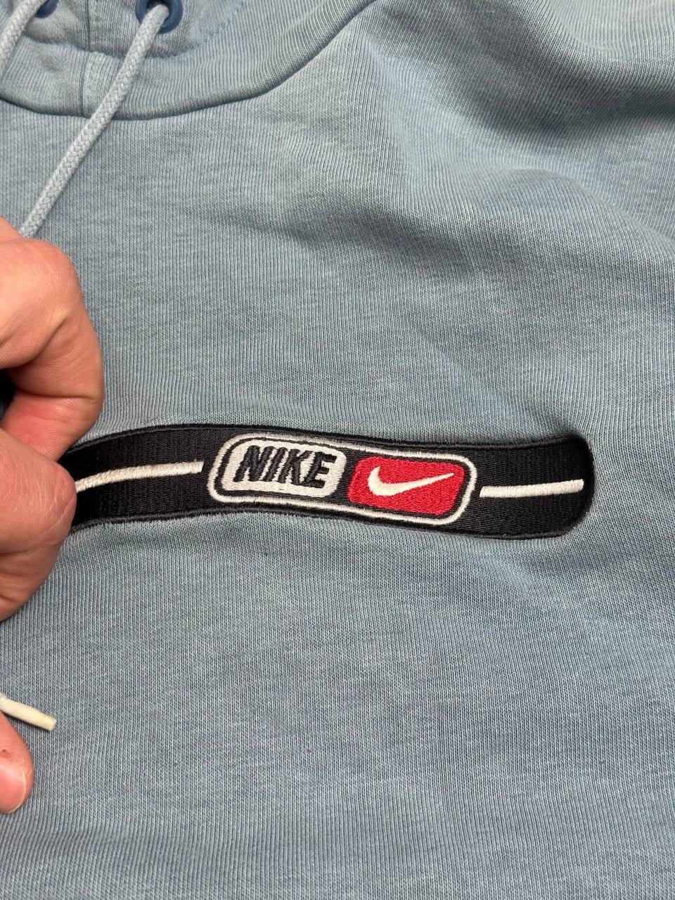 Nike Vintage Nike Hoodie Center Swoosh Big Logo Y2K 90s 00s Drill Size US S / EU 44-46 / 1 - 4 Thumbnail