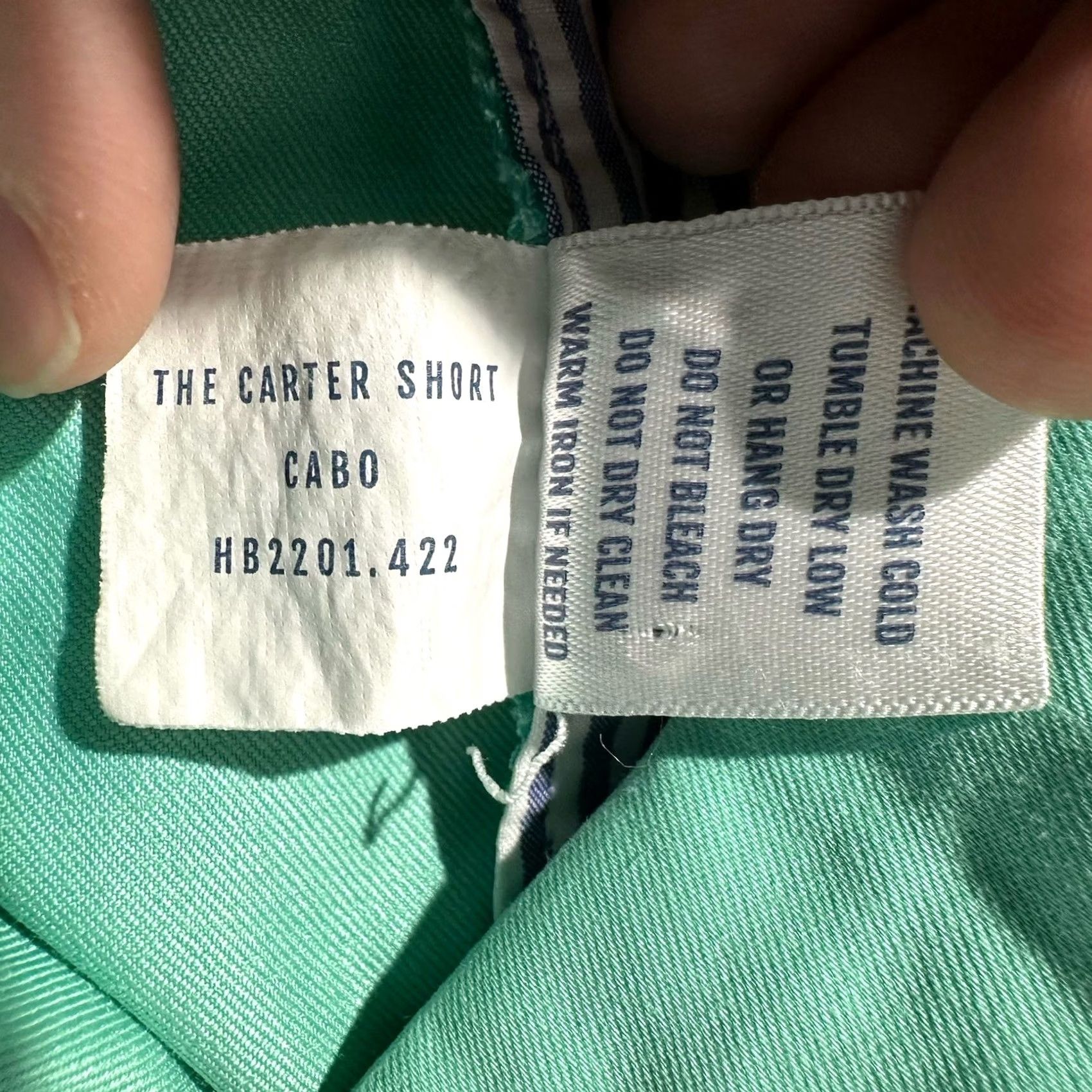 Vintage Holderness & Bourne Shorts Mens 36 Cabo Green Performance Golf Stretch Shorts Size US 36 / EU 52 - 6 Thumbnail