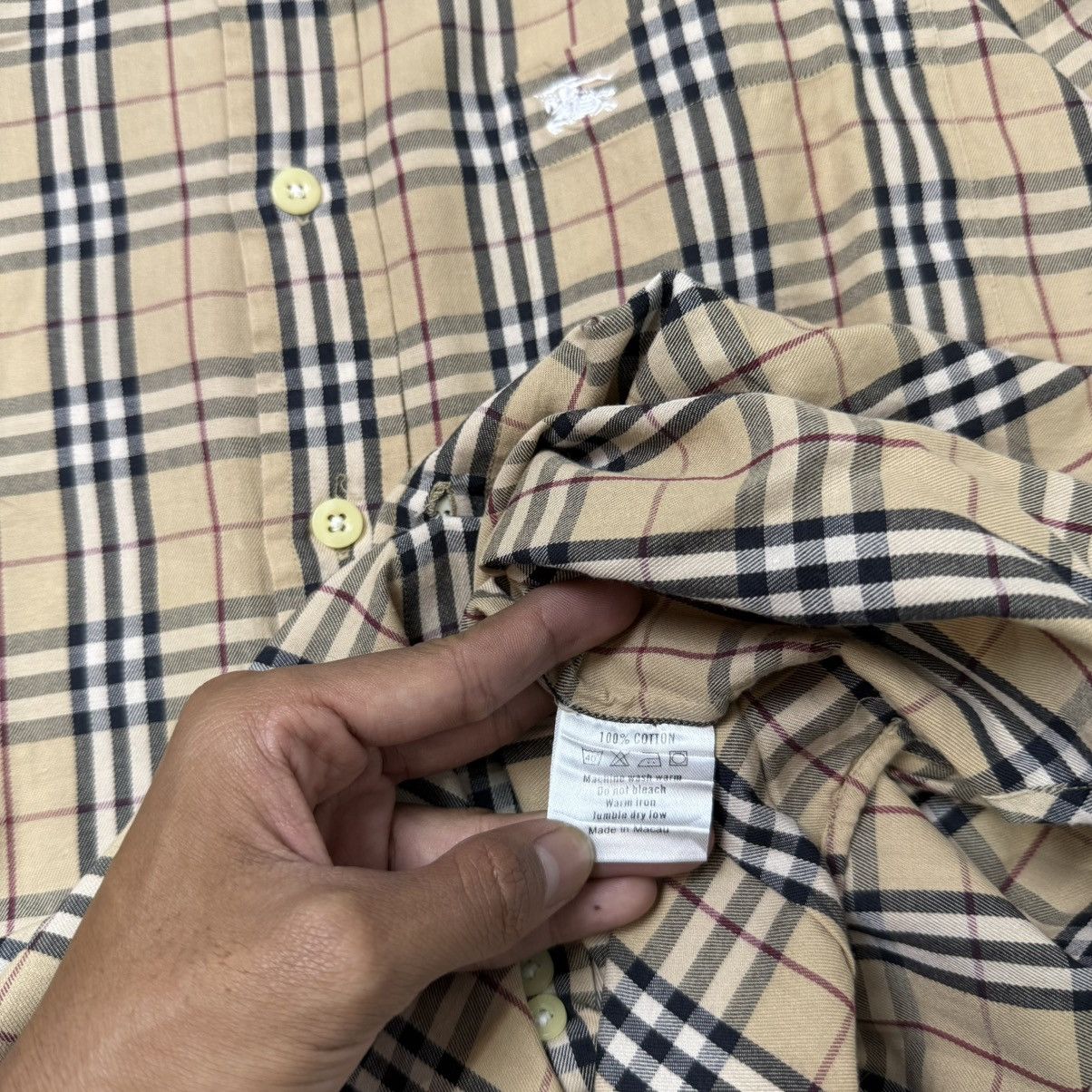Burberry BURBERRY nova check long button up shirt Size US L / EU 52-54 / 3 - 7 Thumbnail
