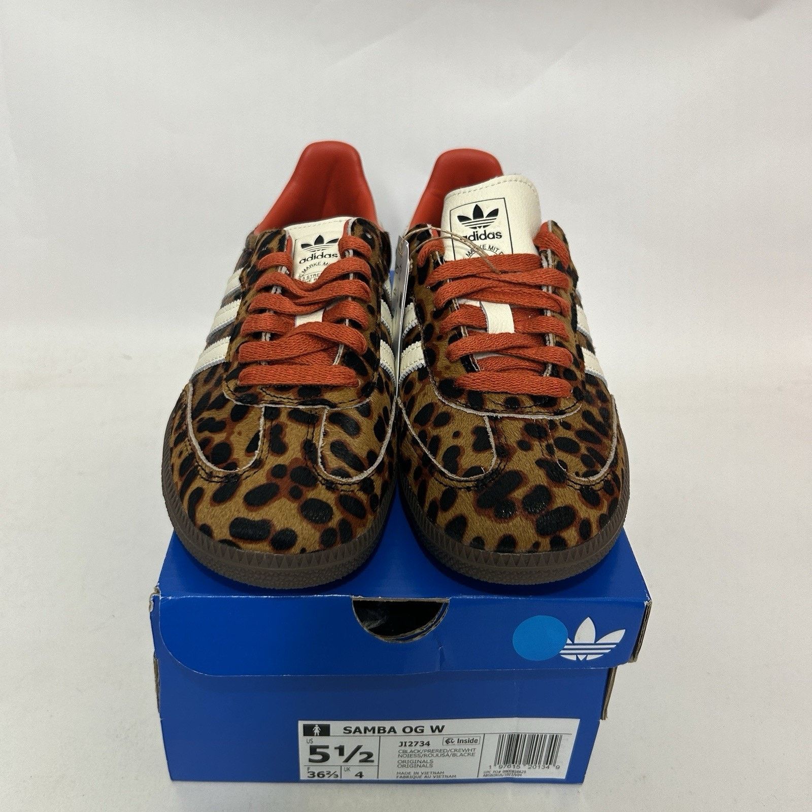 Adidas adidas Samba OG WMNS Leopard - “Preloved Red” JI2734 Size US 5.5 / IT 35.5 - 2 Thumbnail
