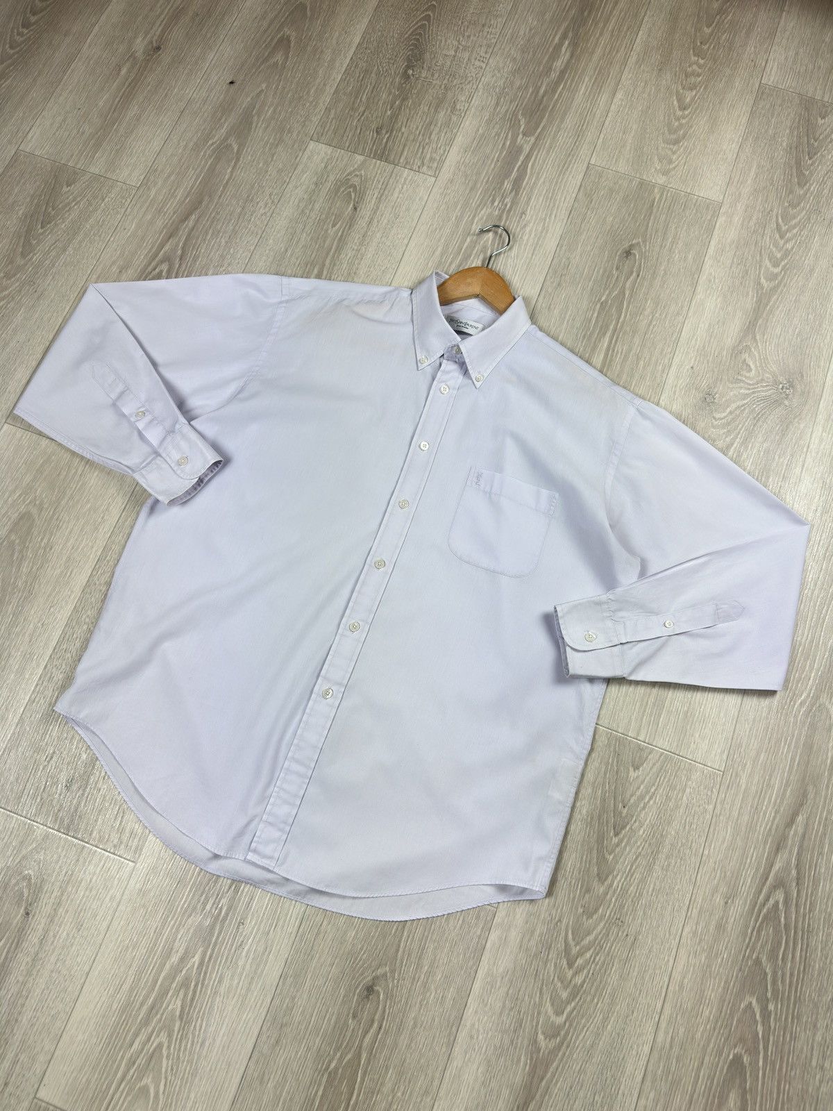 Yves Saint Laurent Yves Saint Laurent YSL Vintage Short Sleeve Shirt Button Up Size US L / EU 52-54 / 3 - 3 Thumbnail
