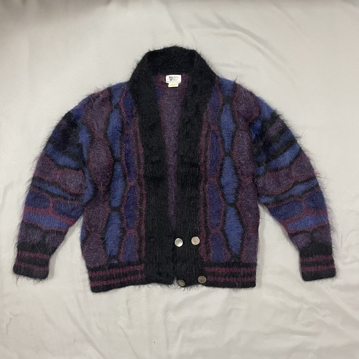 Designer × Vintage Vintage mohair knit cardigan Size US M / EU 48-50 / 2 - 6 Thumbnail