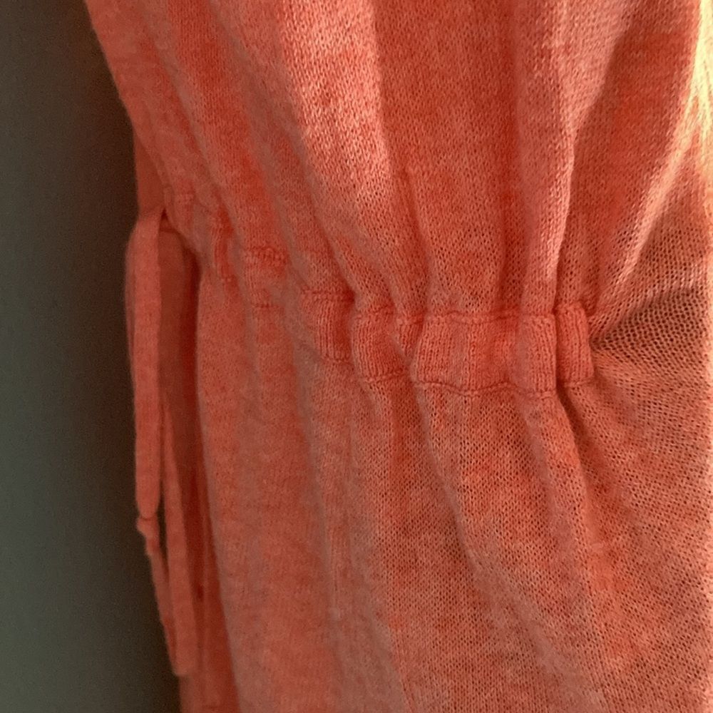Anthropologie Rosie Neira Anthropologie Size S Peach Knit Sweater Faux Tie Size S / US 4 / IT 40 - 10 Thumbnail