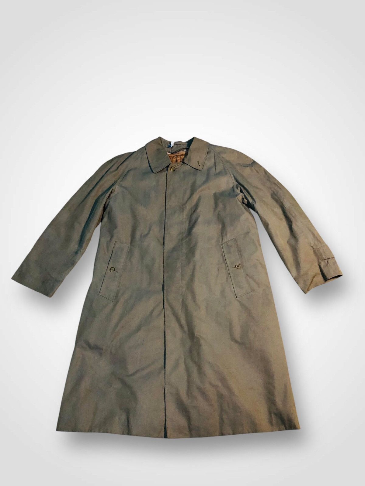 Burberry × Japanese Brand Burberrys Long Jacket Buttoned (30) Size US XL / EU 56 / 4 - 1 Thumbnail