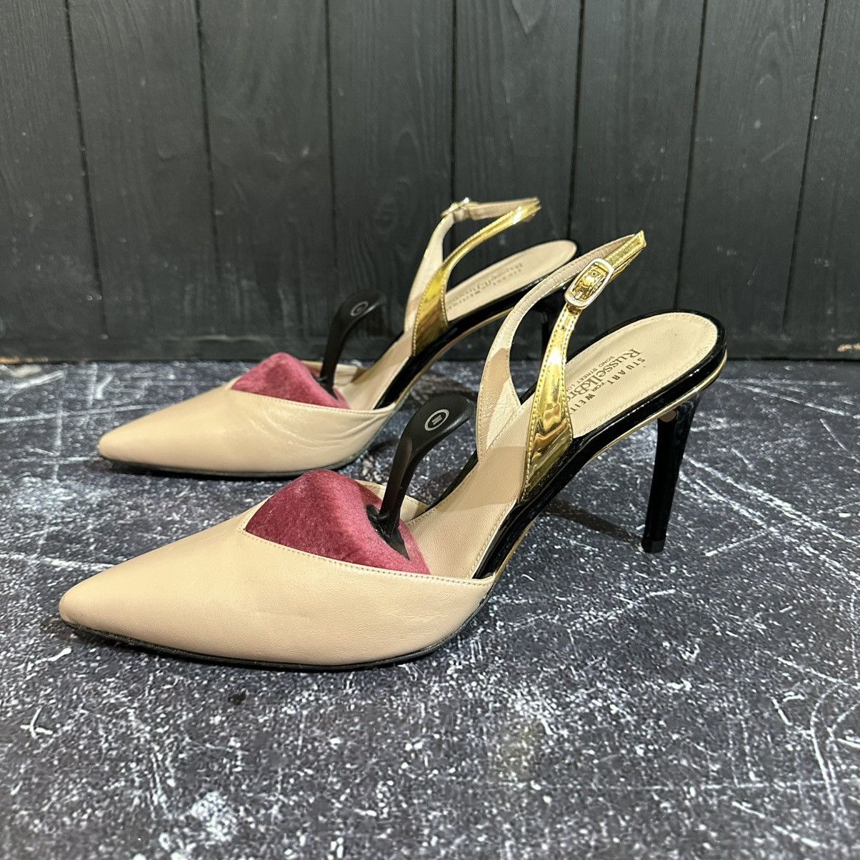 Stuart Weitzman Stuart Weitzman Women’s Leather Heels Size 9.5 XL Size US 9.5 / IT 39.5 - 5 Thumbnail