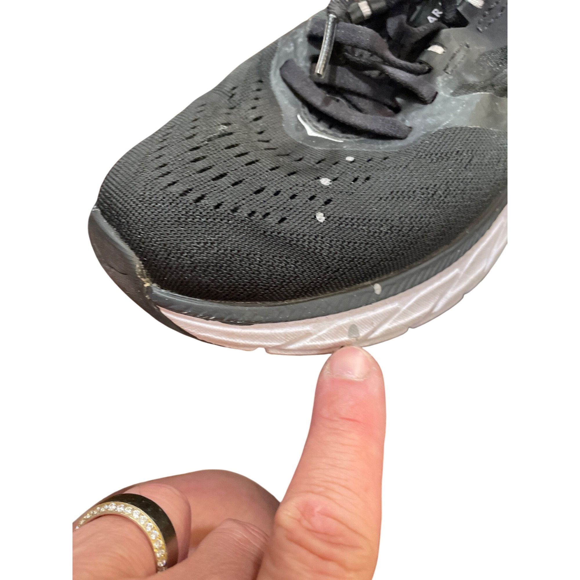 Hoka Hoka Arahi 5 wms black white walking running sneakers sz 7B Size US 7 / IT 37 - 13 Thumbnail