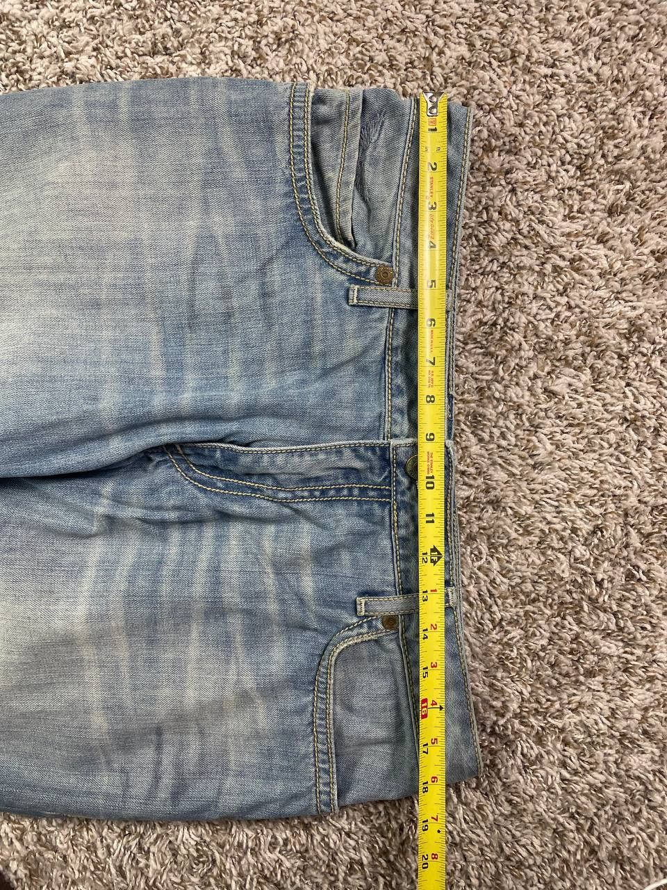 Robins Jeans Robin's Jean Zip RND Flap Studded Blue Jeans Size US 38 / EU 54 - 9 Thumbnail