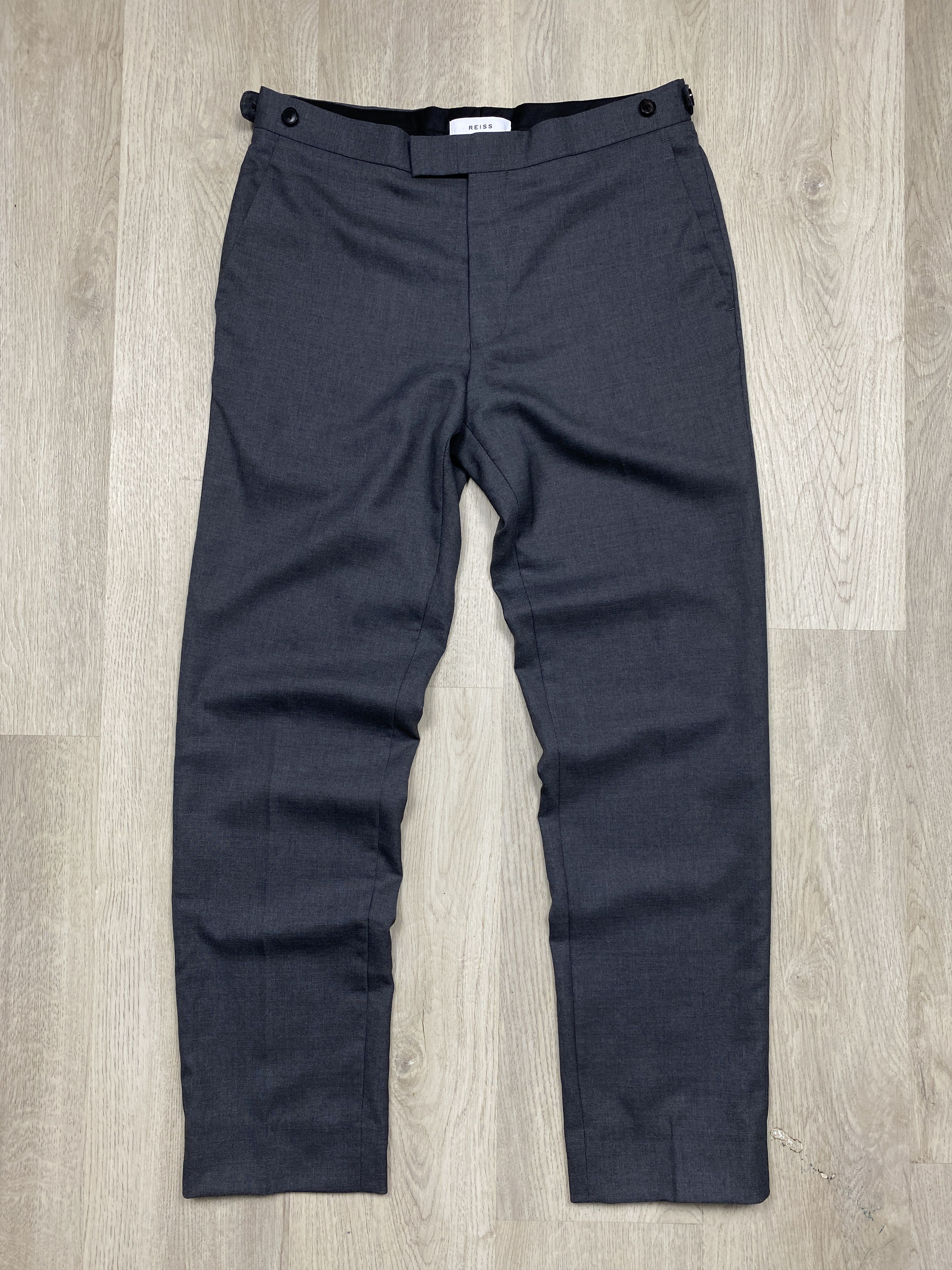 Reiss Reiss Vintage Mens Classic Wool Pants Size US 30 / EU 46 - 1 Thumbnail