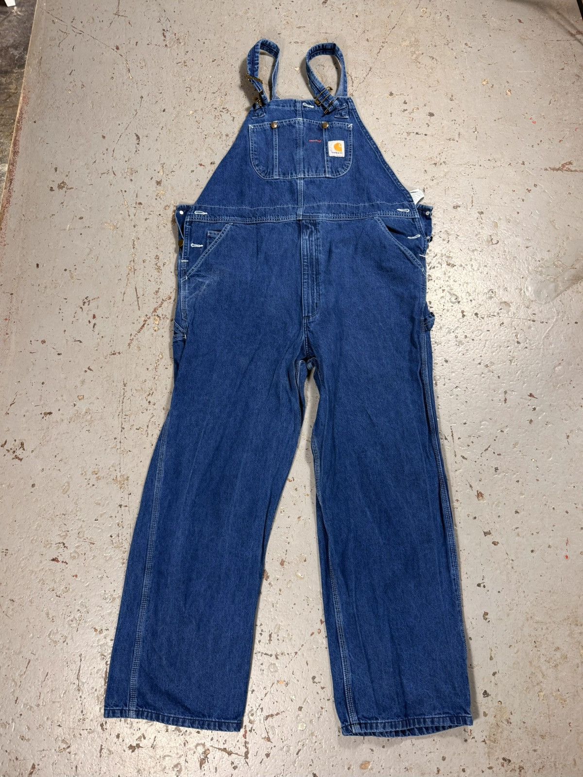 Carhartt Vintage Distressed Denim Carhartt Overalls Size US 42 / EU 58 - 1 Thumbnail