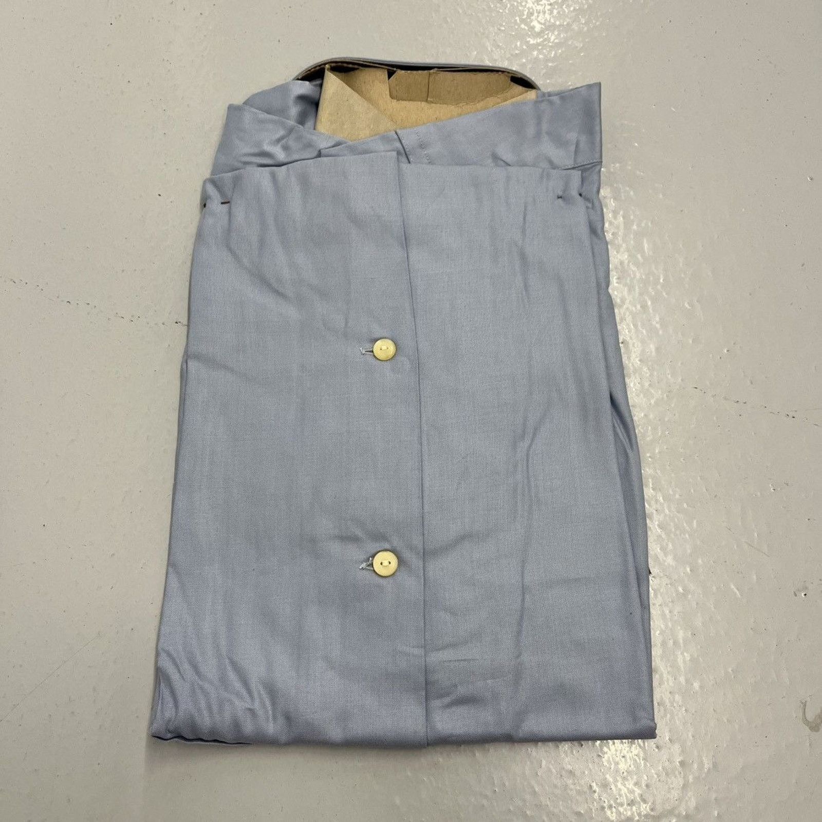Other NOS Vintage 60s Fleetline Blue Viscose Rayon Shirt Size US M / EU 48-50 / 2 - 3 Thumbnail