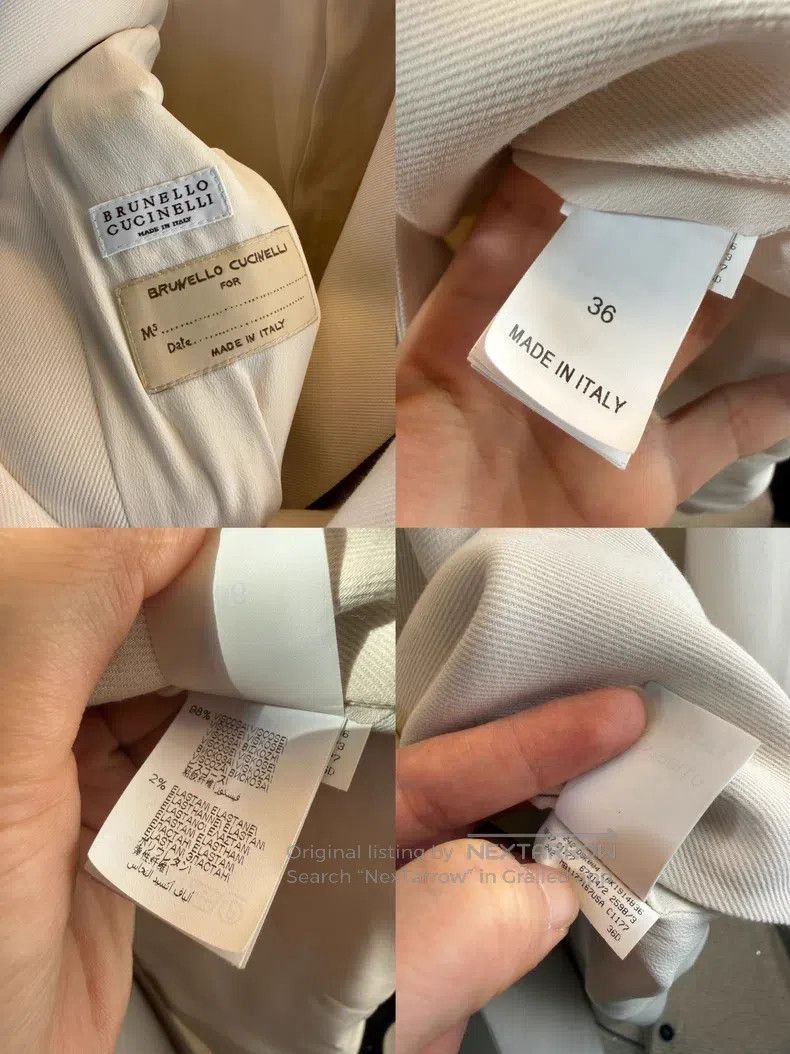 Brunello Cucinelli Brunello Cucinelli 24 Models of Beaded Blazer Jacket Size XXS / US 00 / IT 34 - 7 Thumbnail