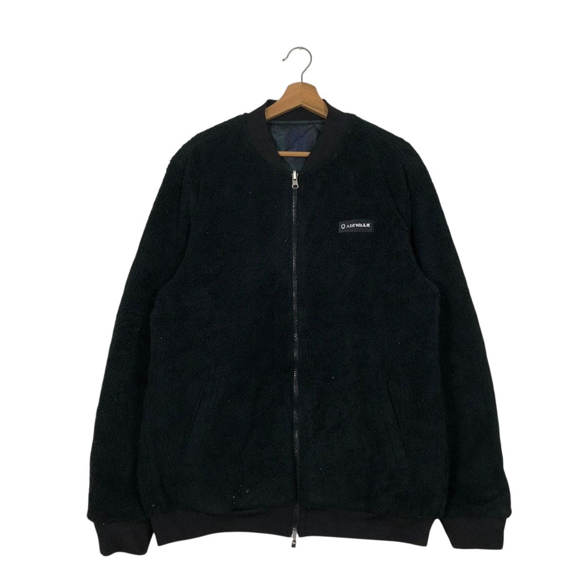 Japanese Brand 🔥VINTAGE REVERSIBLE BOMBER JACKET AIRWALK ISSEY MIYAKE Size US XL / EU 56 / 4 - 17 Thumbnail