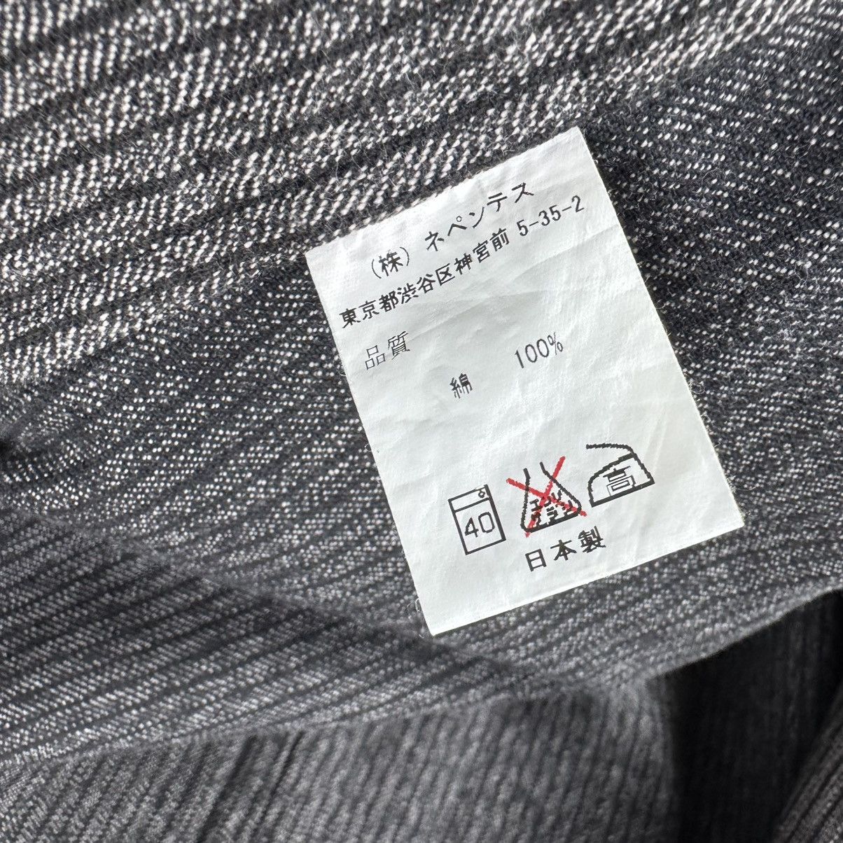 Nepenthes ❄️NEPENTHES HERRINGBONE DENIM BIKER JACKET Size US M / EU 48-50 / 2 - 14 Thumbnail