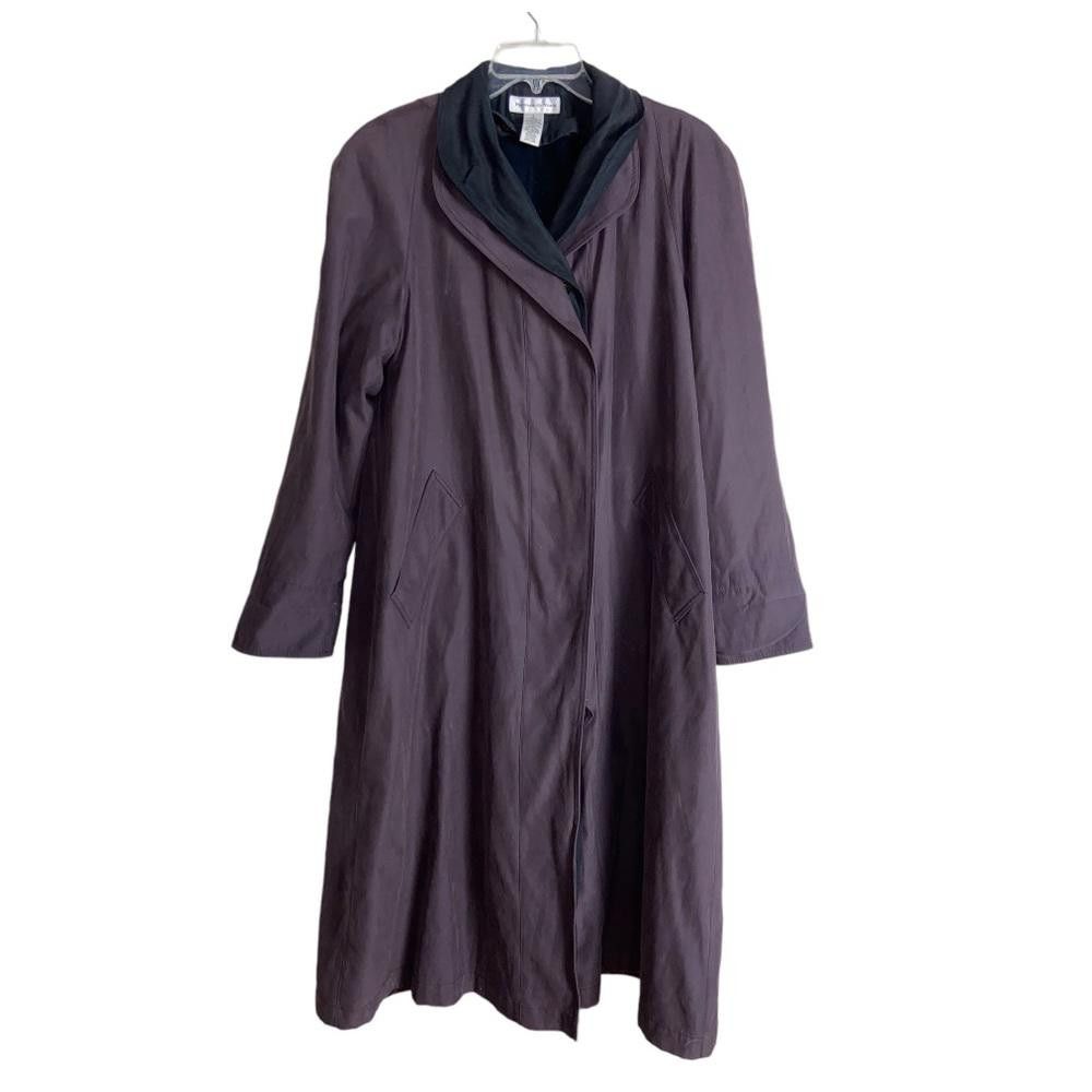 Preston & York Preston & York l Purple Faux Suede Ling Trench Coat Size 8 Size M / US 6-8 / IT 42-44 - 1 Thumbnail