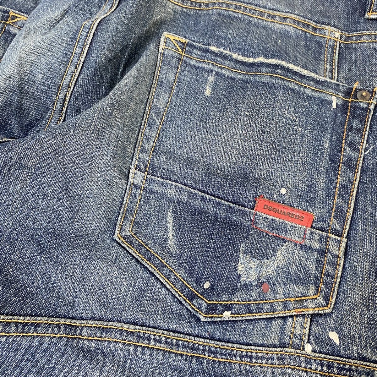 Dsquared2 Dsquared2 Distressed Splatter Denim Pants Size US 36 / EU 52 - 7 Thumbnail