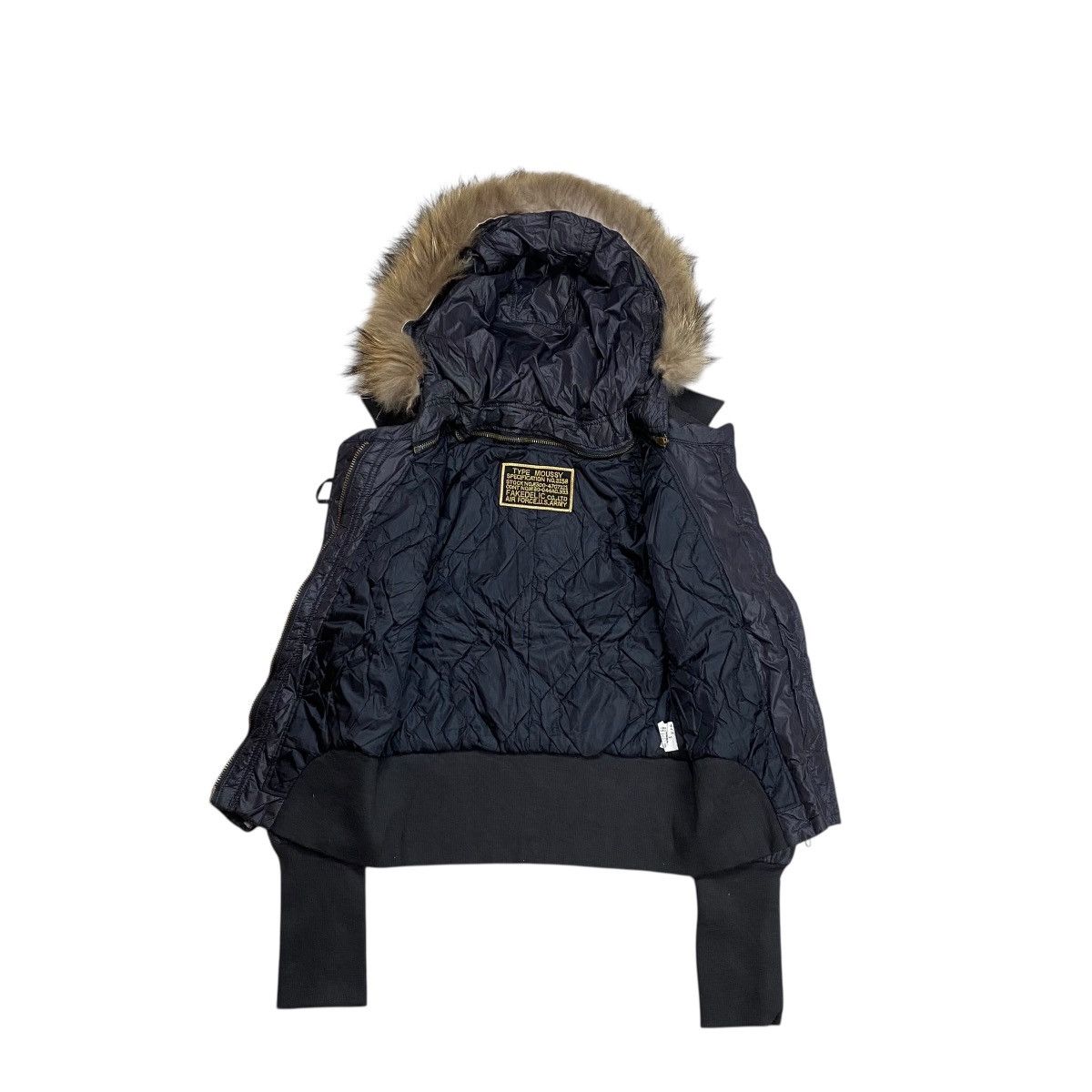 Le Grande Bleu (L.G.B.) Moussy Puffer Fur Jacket Size US S / EU 44-46 / 1 - 3 Thumbnail