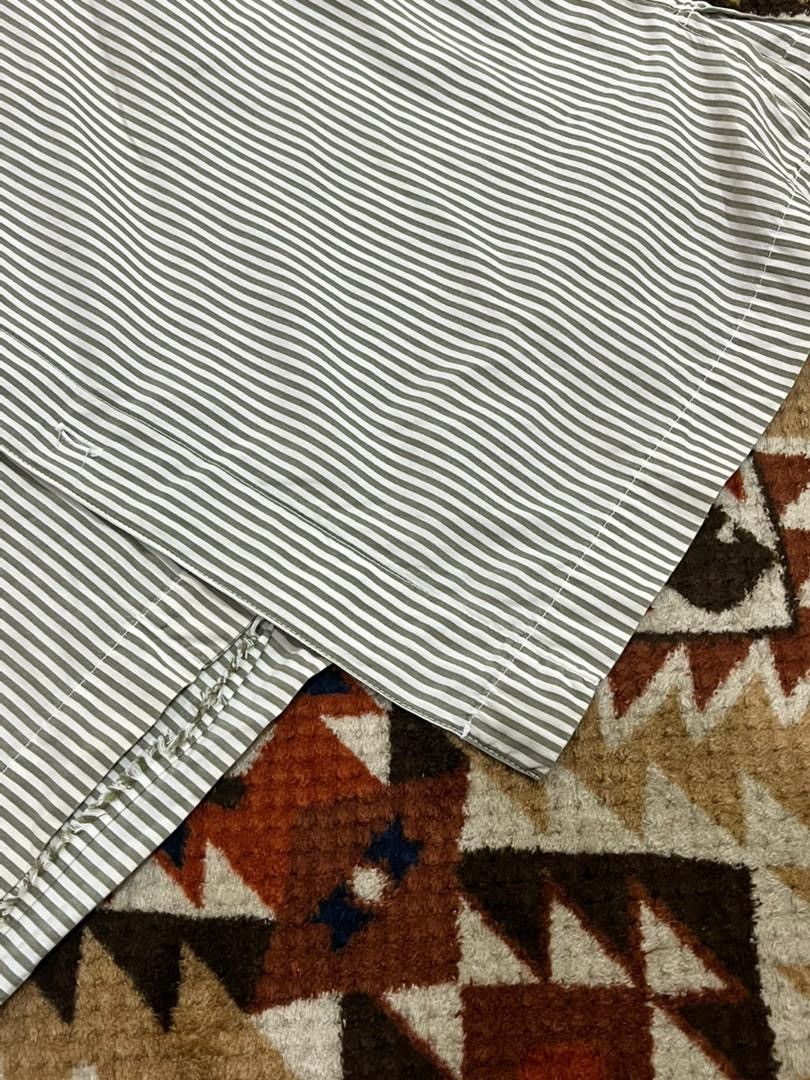 Issey Miyake Vtg Issey Miyake Unsymmetrical Stripes Button Shirt Size US L / EU 52-54 / 3 - 9 Thumbnail