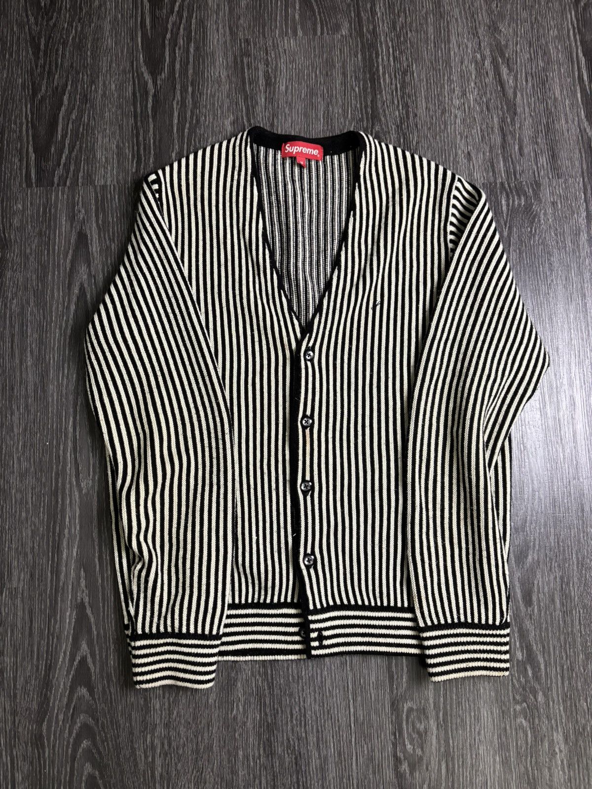 Supreme SUPREME STRIPED CARDIGAN Size US M / EU 48-50 / 2 - 2 Thumbnail