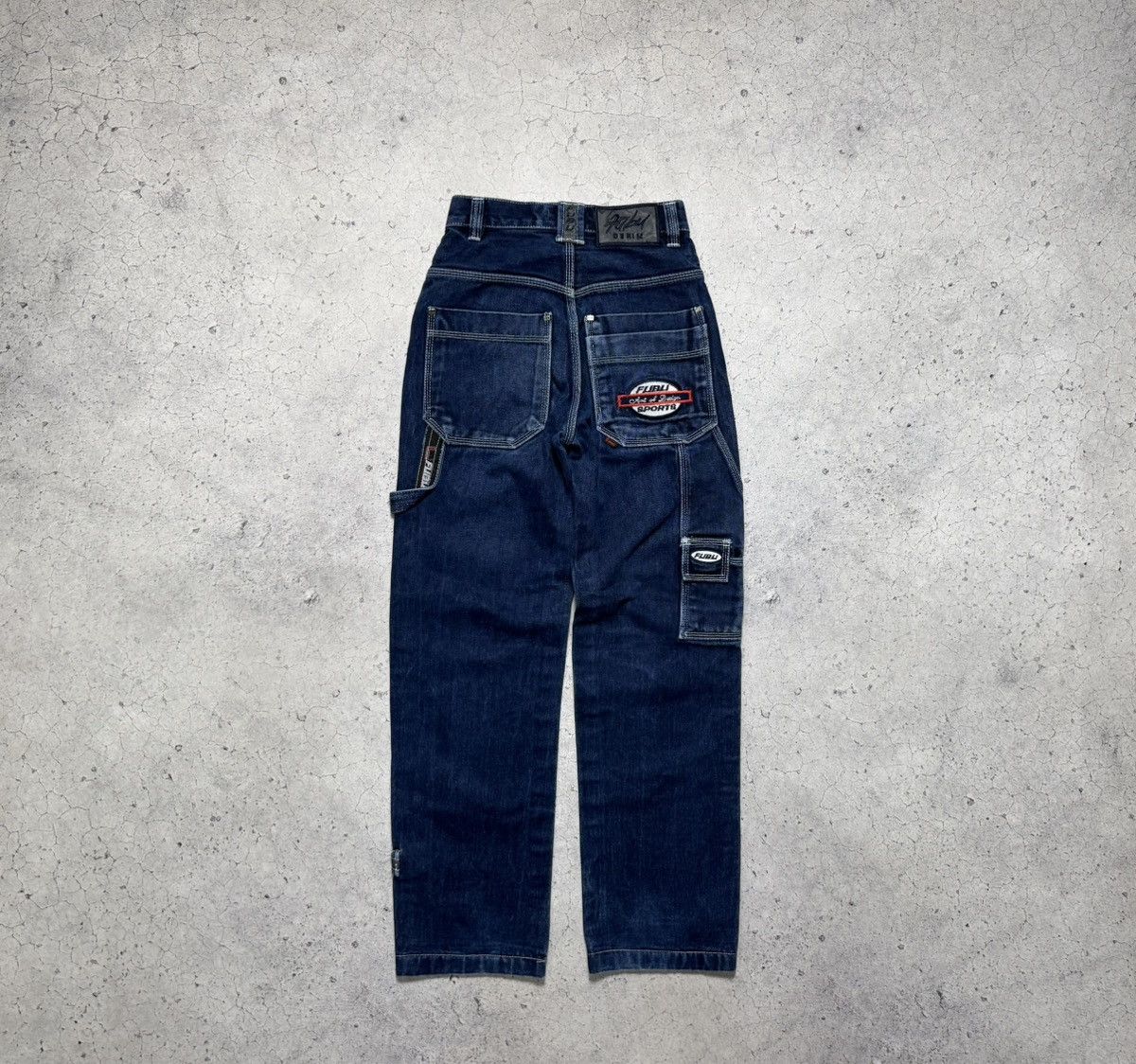 Fubu Vintage Fubu Cargo Rap Baggy Jeans Denim Hype Size US 28 / EU 44 - 1 Thumbnail