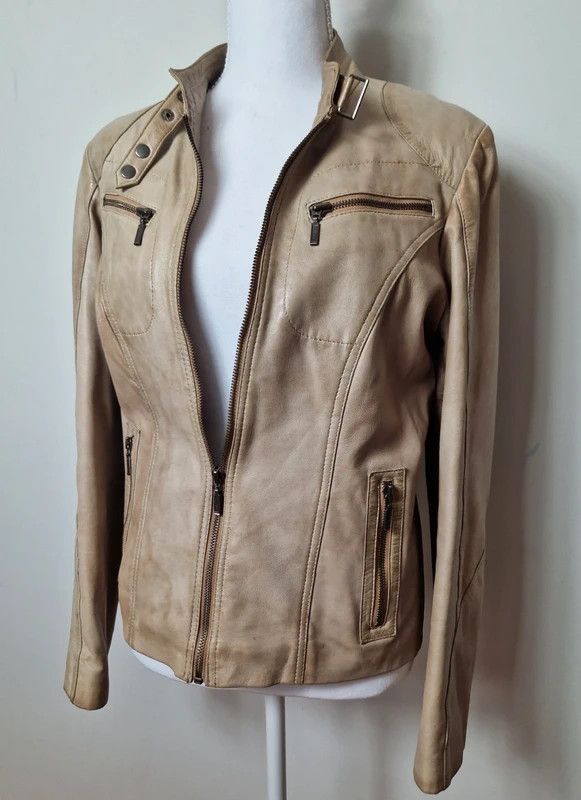 Japanese Brand Vintage Avant garde japanese style archive leather jacket Size L / US 10 / IT 46 - 1 Thumbnail