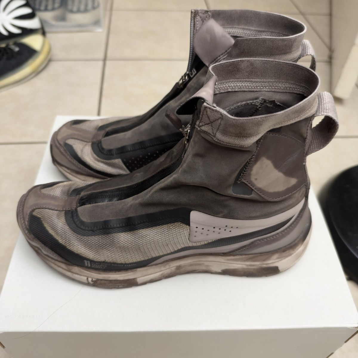 11 By Boris Bidjan Saberi × Salomon Bamba2 high top Size US 9 / EU 42 - 2 Thumbnail