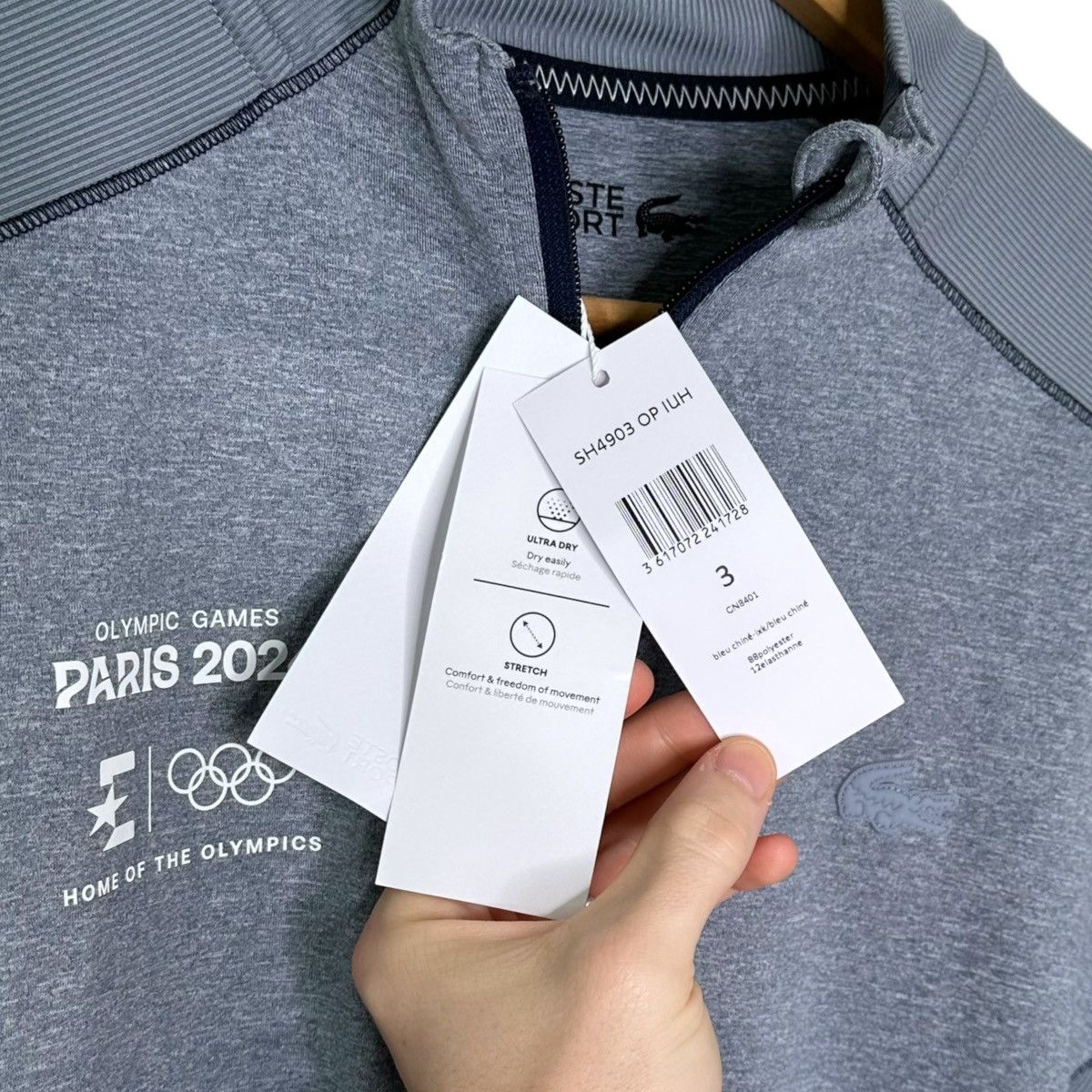 Lacoste Lacoste Ultra Dry Quarter Zip Pullover Jacket Size US S / EU 44-46 / 1 - 3 Thumbnail