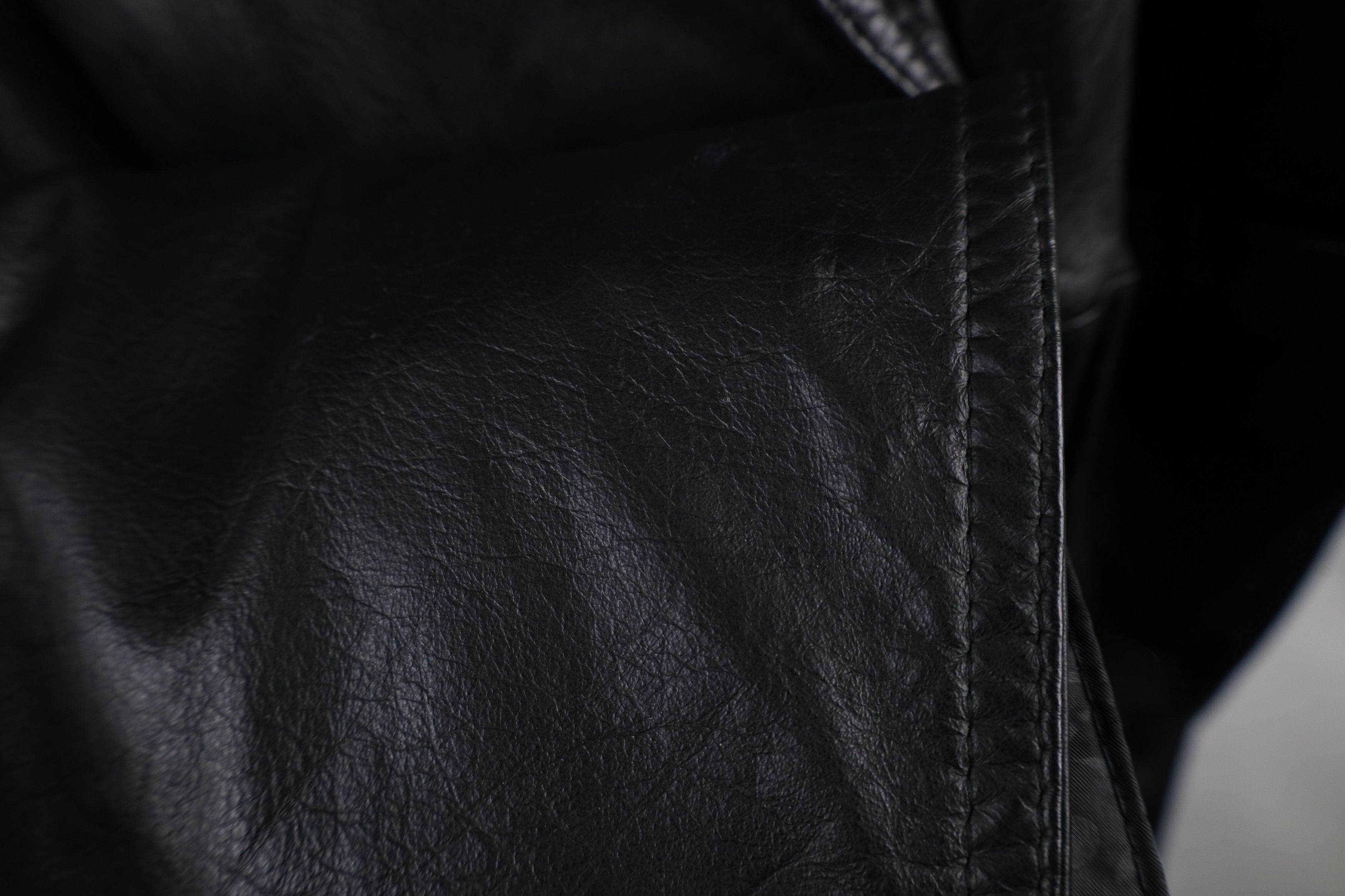 Vintage Vintage 90s Streetwear Gothic Leather Full Length Jacket Size L / US 10 / IT 46 - 8 Thumbnail