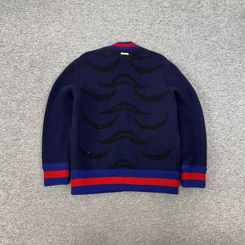 Gucci Gucci Tiger Knitted Baseball Jacket 2504-Nextarrow Size US S / EU 44-46 / 1 - 2 Thumbnail