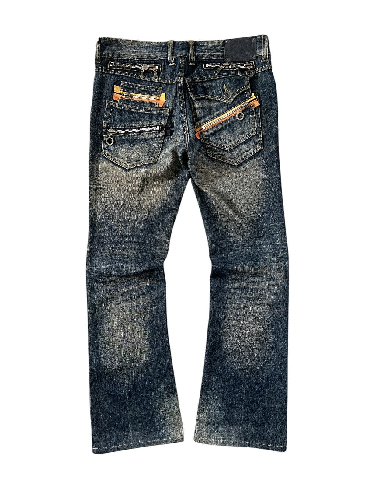semanticdesign Semantic Design Multi Zipper Flare Denim Size US 34 / EU 50 - 2 Thumbnail