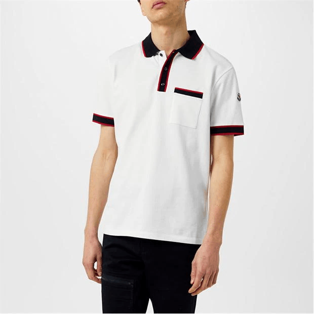 Moncler Striped Logo Polo Shirt Size US XXL / EU 58 / 5 - 5 Thumbnail