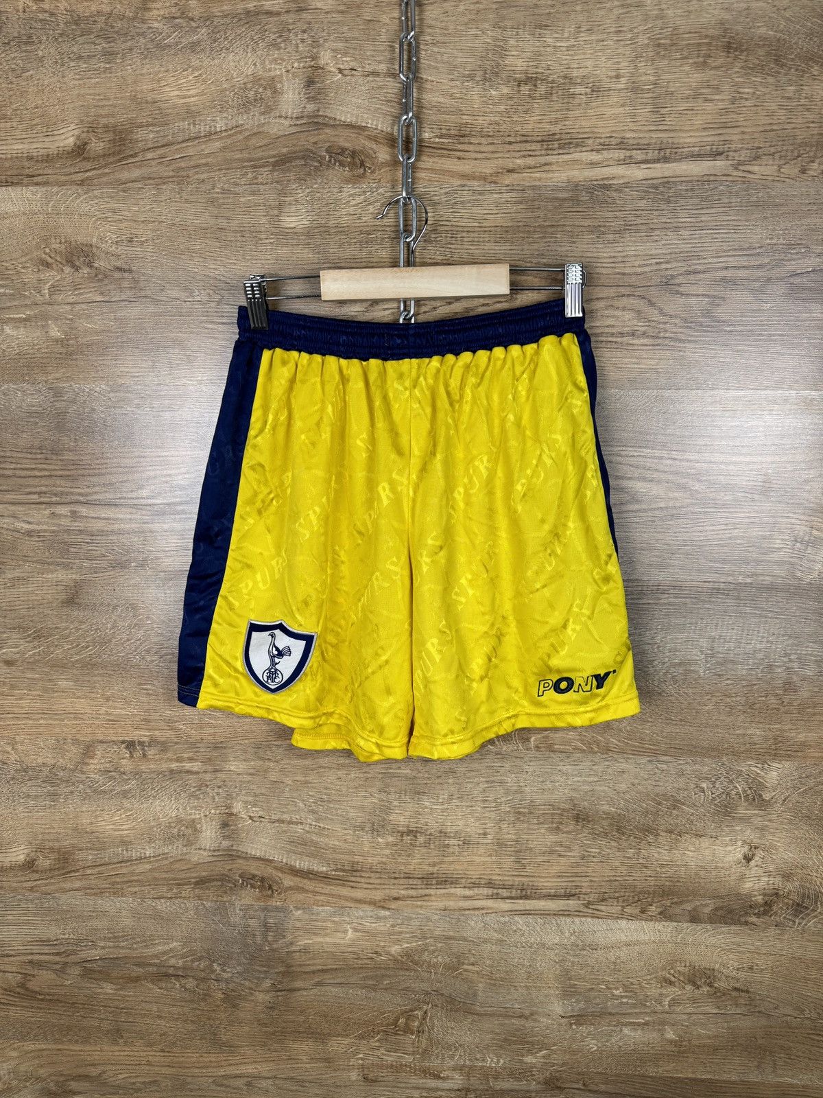 PONY Mens Vintage PONY Tottenham Hotspur FC shorts soccer size L Size US 34 / EU 50 - 1 Thumbnail