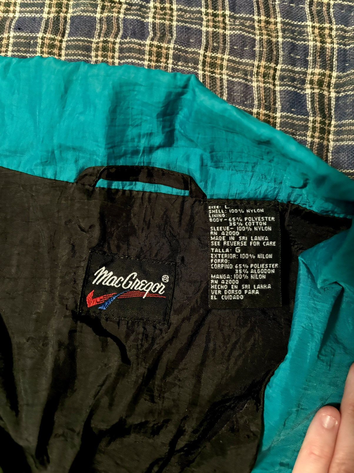 MacGregor Retro Windbreaker Lightweight Y2K ‘90s Jacket Zip-Up Color Size US L / EU 52-54 / 3 - 5 Thumbnail