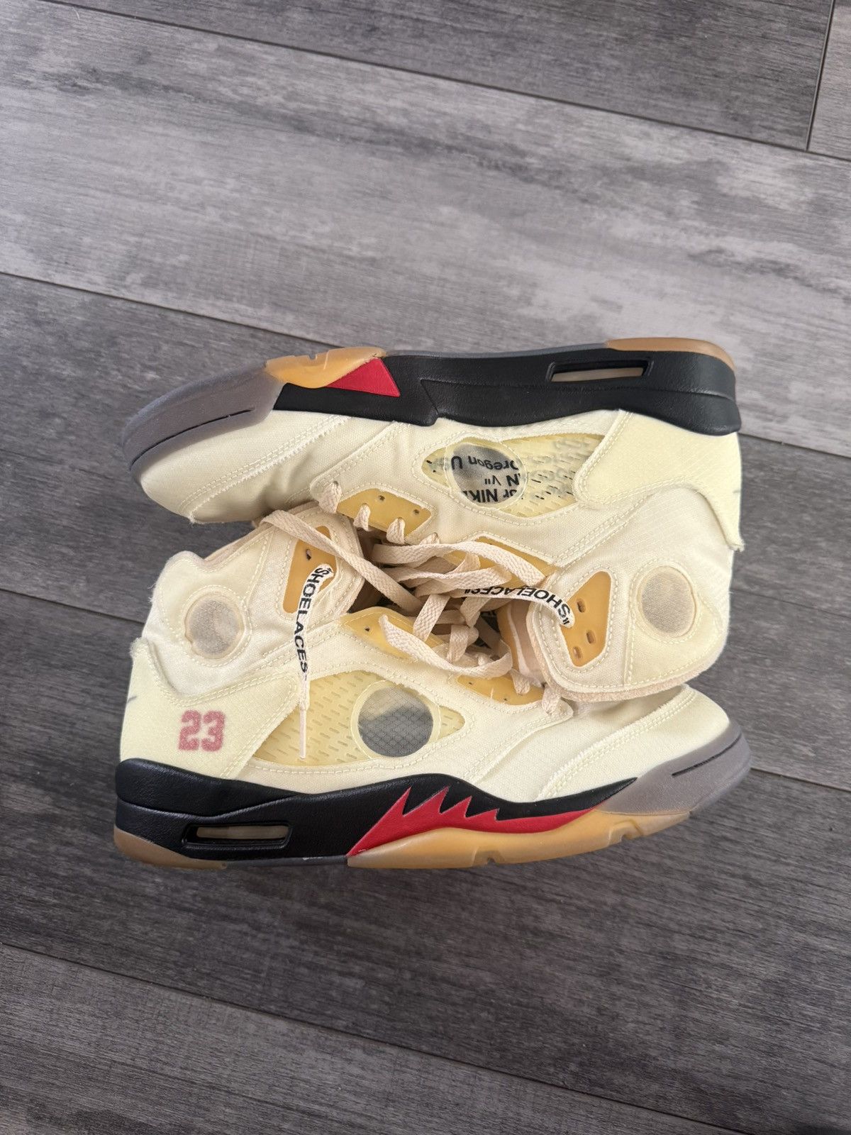 Off - white X Jordan 5 “Sail”