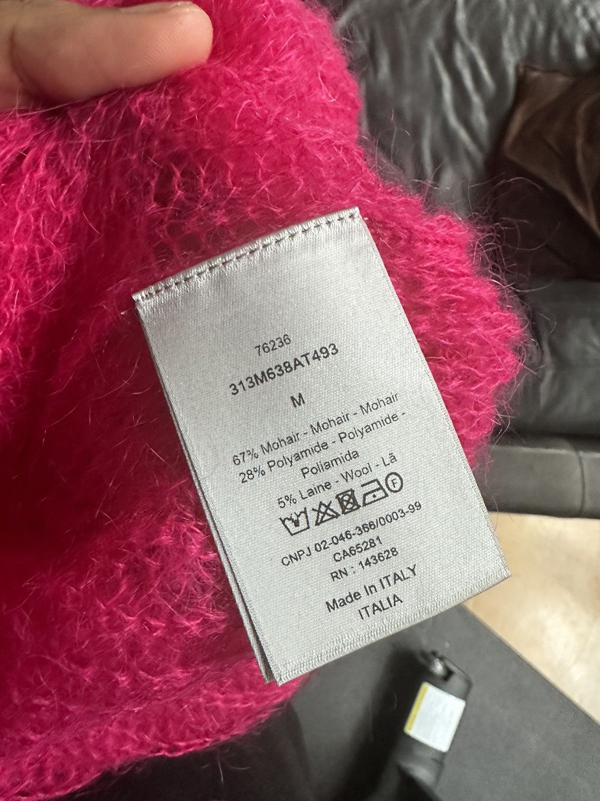 Dior × ERL Dior ERL Mohair Sweater Cardigan 1/3 Size US M / EU 48-50 / 2 - 6 Thumbnail