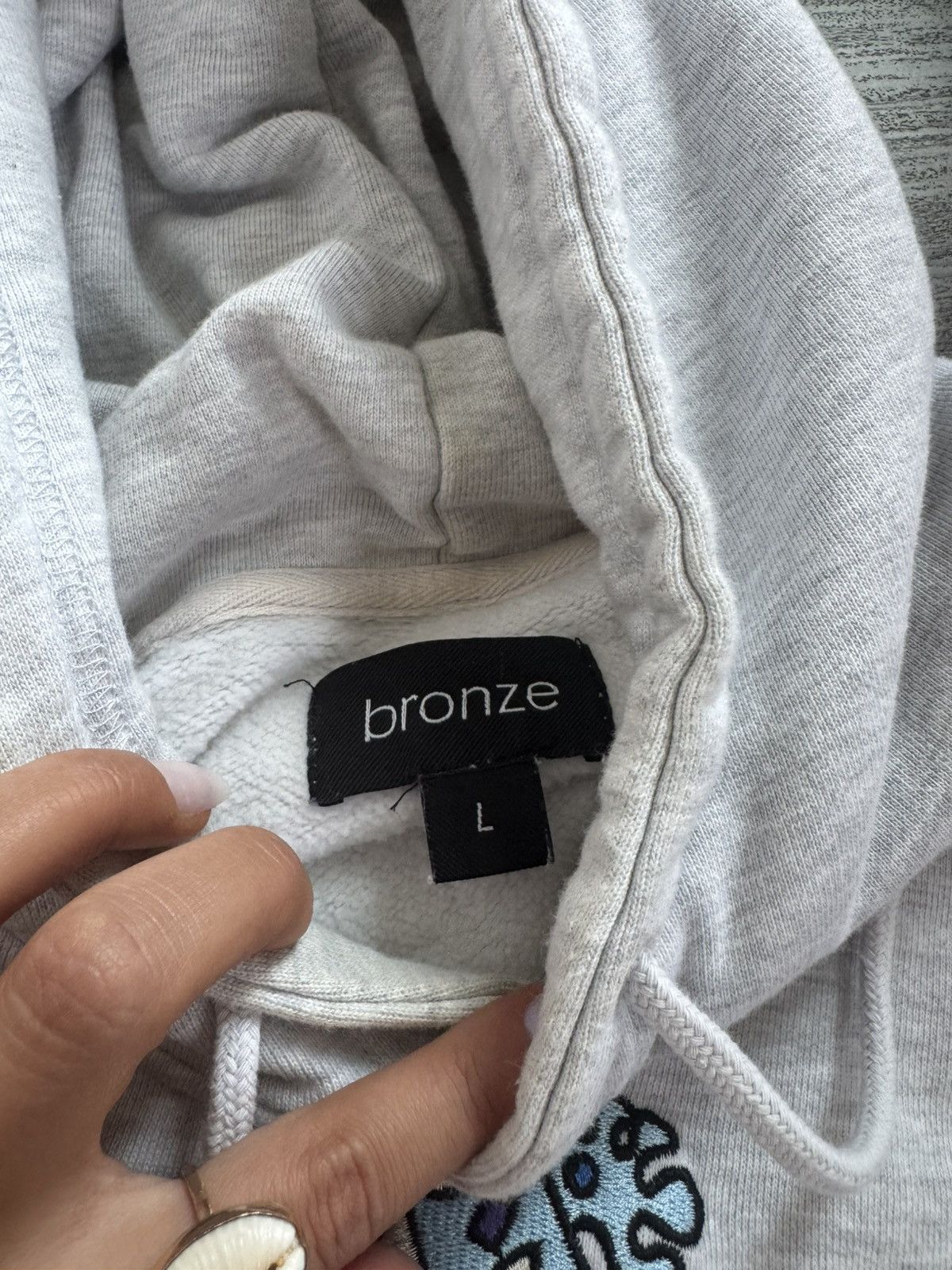 Bronze 56k Bronze 56K Lizard Hoodie Gray Size US L / EU 52-54 / 3 - 6 Thumbnail