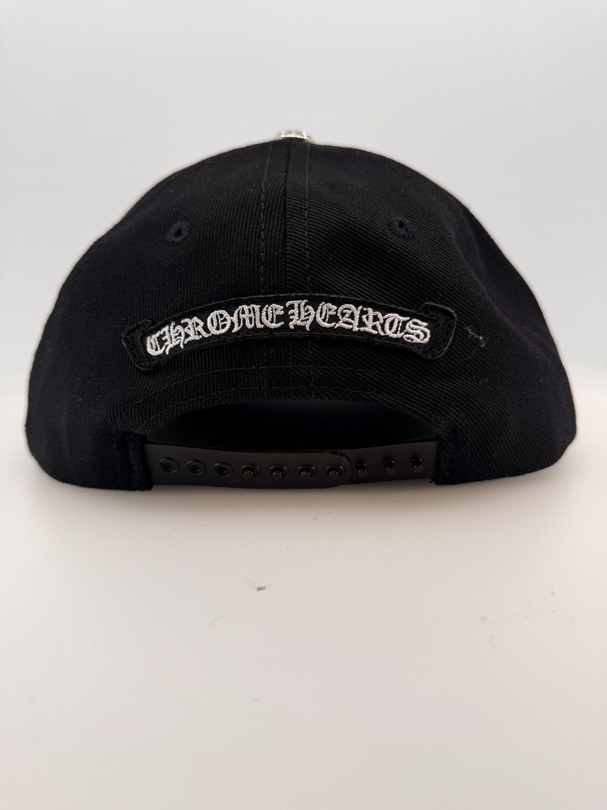 Chrome Hearts Chrome Hearts Dagger Denim Baseball Hat Black/White Size ONE SIZE - 3 Thumbnail