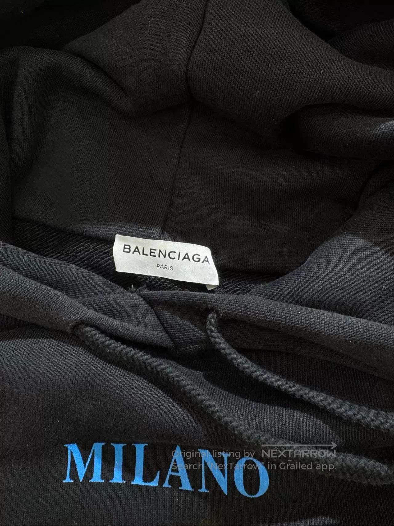 Balenciaga balenciaga black hoodie with colorful logo. Size US XS / EU 42 / 0 - 6 Thumbnail