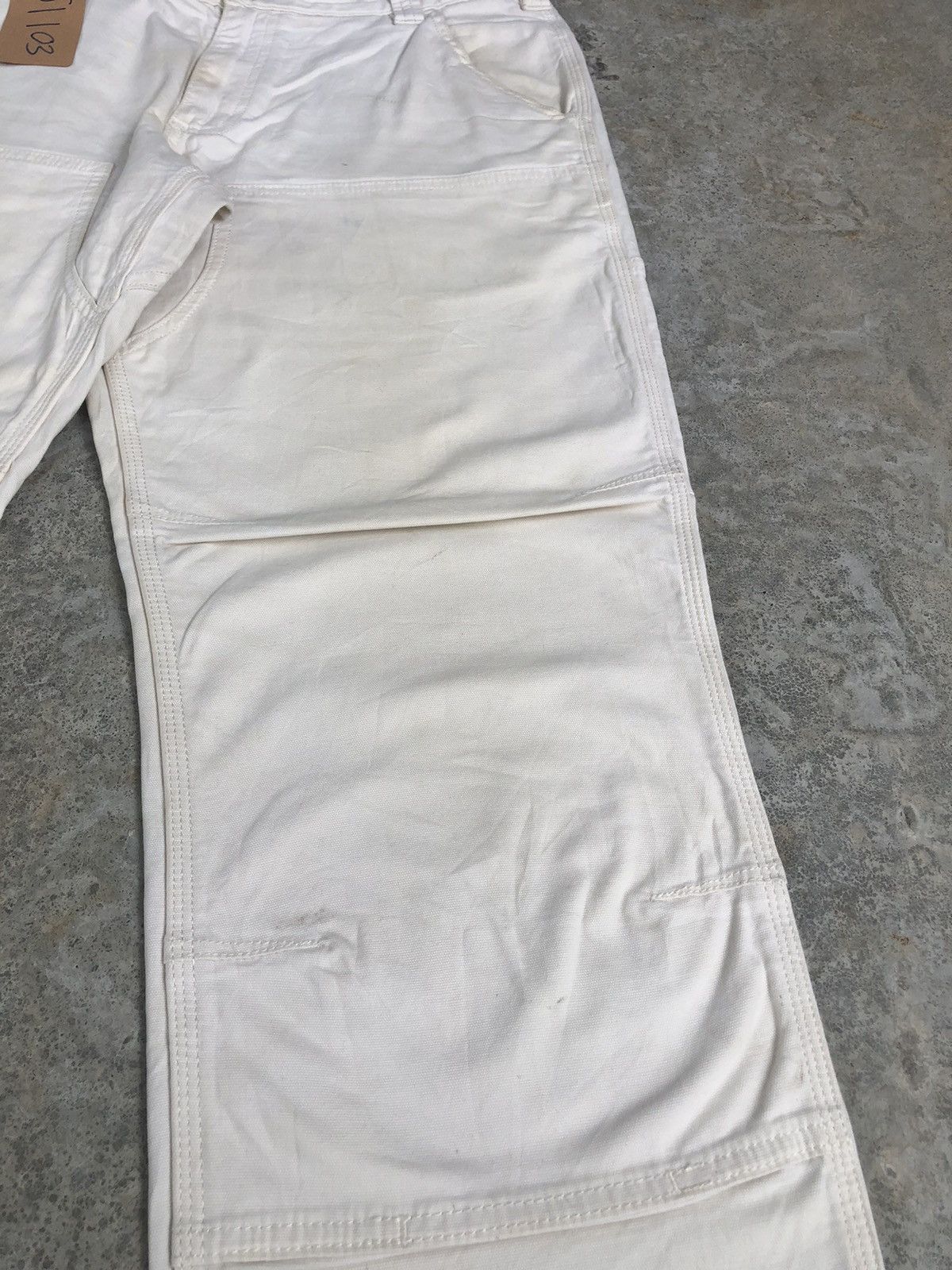 Carhartt Carharrt Double Knee Distressed Jeans Size US 33 - 7 Thumbnail