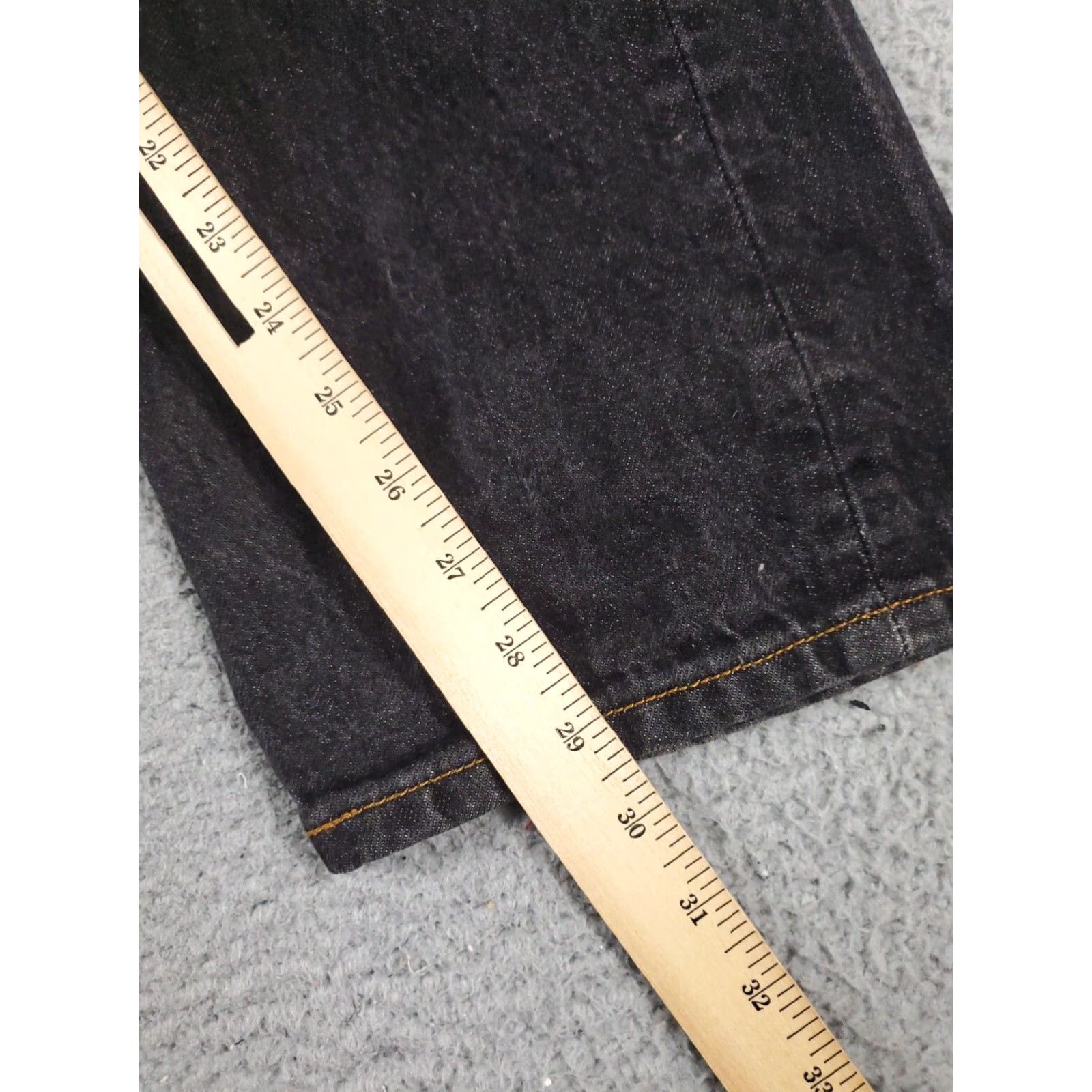 Levi's Levis 501 Jeans Mens 38x32 Gray Button Fly Straight Leg Big & Tall Cotton Size US 38 / EU 54 - 5 Thumbnail