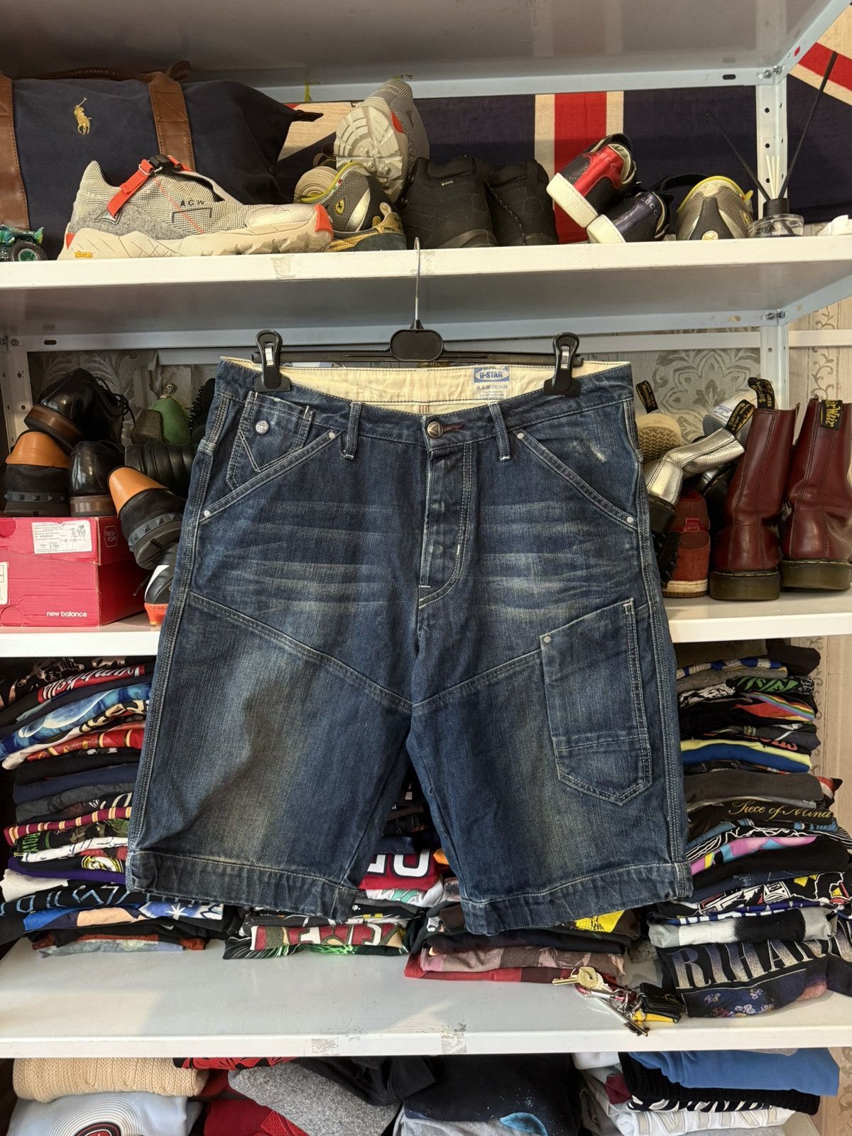 G-Star Mens Vintage G Star Raw Cargo Shorts rare army Y2K Size US 32 / EU 48 - 6 Thumbnail