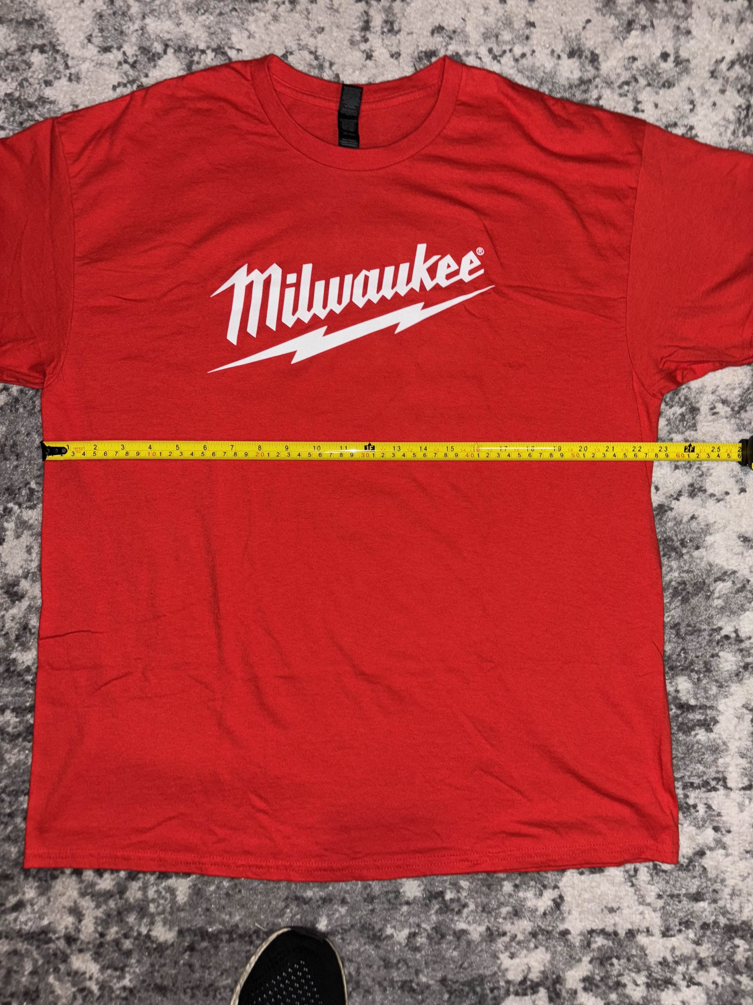 Vintage Milwaukee Tool Promo Logo Shirt Size US XL / EU 56 / 4 - 6 Thumbnail