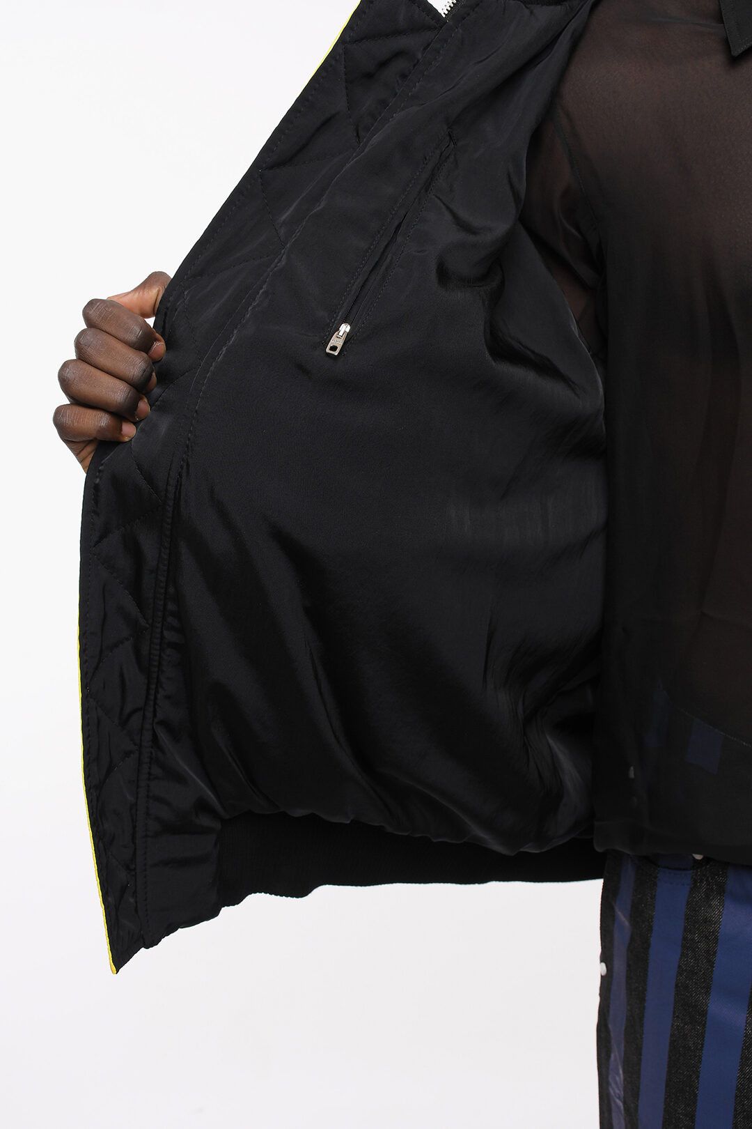 Dolce & Gabbana o1y0125 Bomber Jacket in Yellow/Black Size US M / EU 48-50 / 2 - 5 Thumbnail